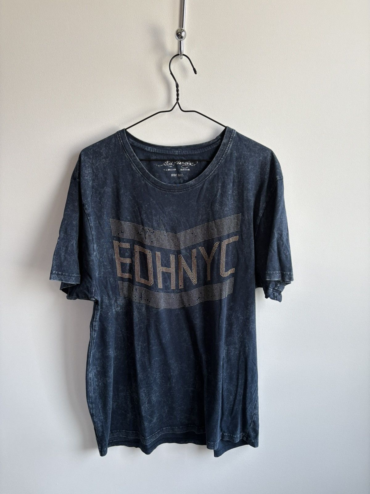 Ed Hardy Vintage Streetwear Hype Ed Hardy Studded NYC T-shirt Size US XXL / EU 58 / 5 - 1 Thumbnail