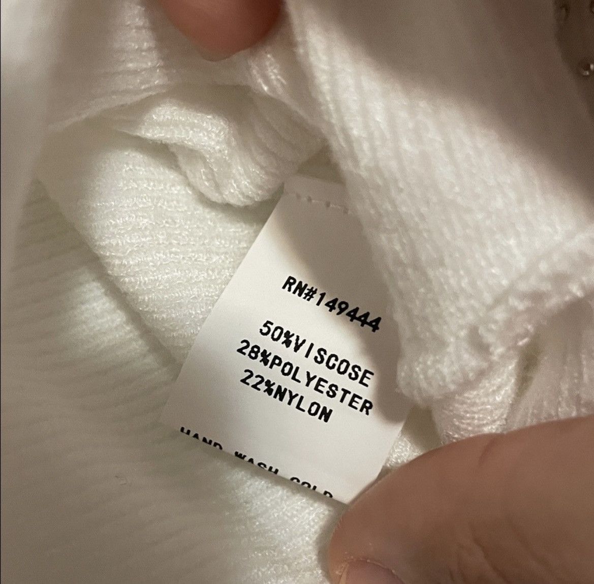 Other Siren Lily Maternity White Sweater with Embellished Sleeves Size S / US 4 / IT 40 - 4 Thumbnail