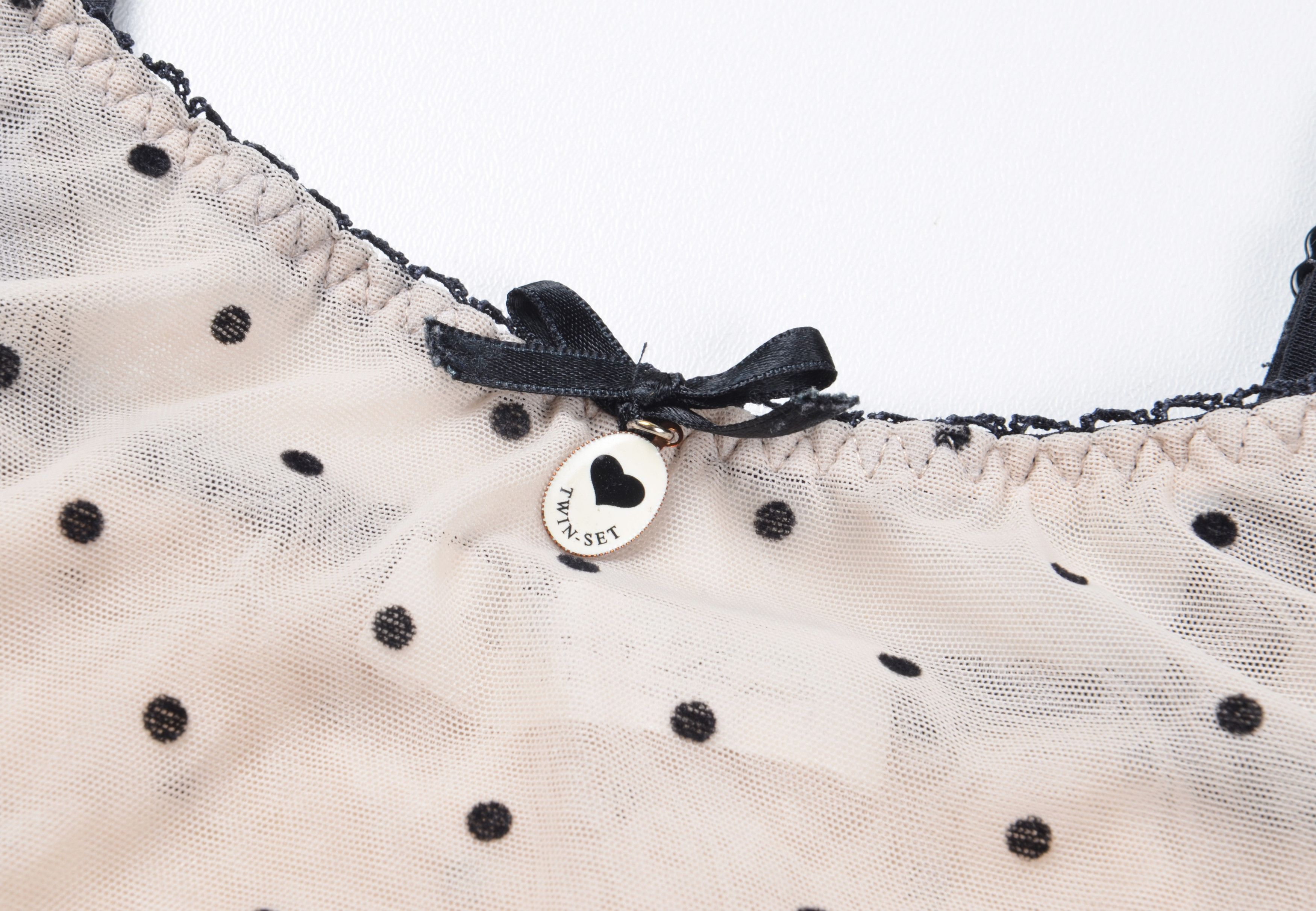 TWINSET Twin Set Simona Barbieri Mesh Polka Dot Cami Top Size S / US 4 / IT 40 - 6 Thumbnail