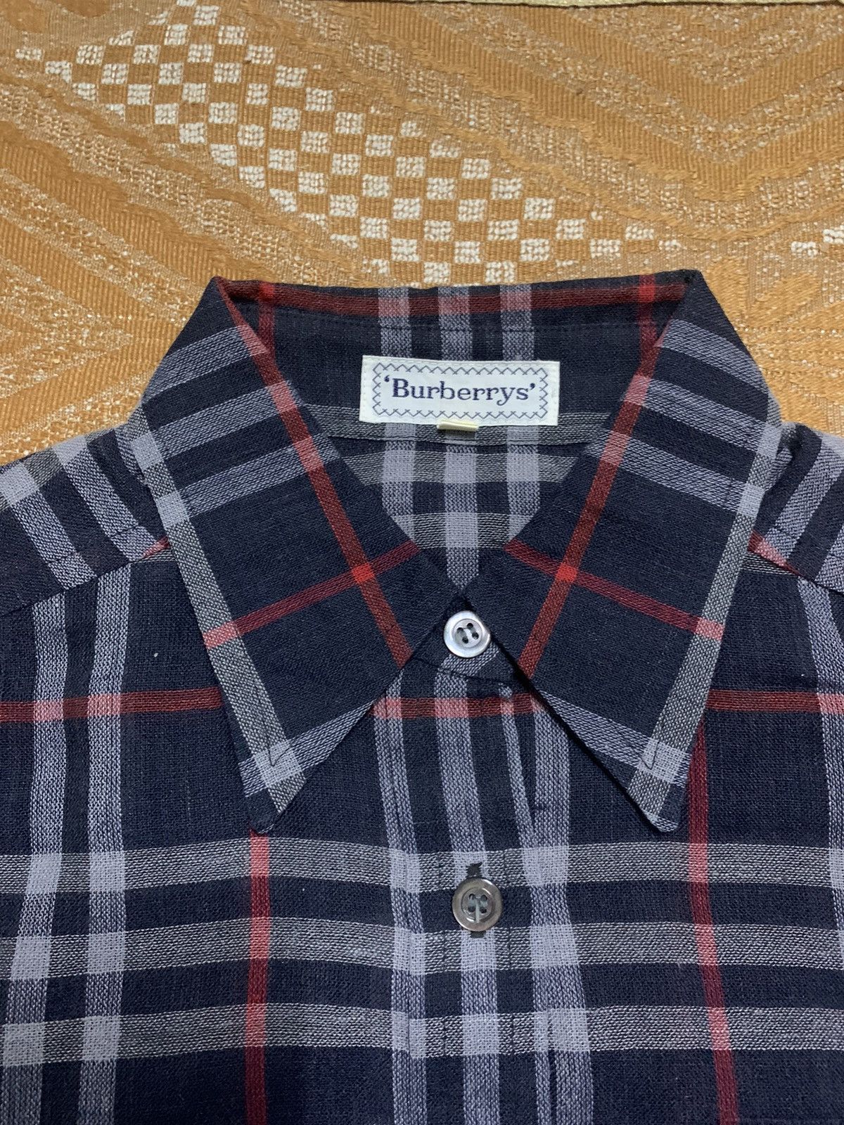 Burberry 90s BURBERRYS NOVACHECK BUTTON UP WOOL Size US XS / EU 42 / 0 - 6 Thumbnail
