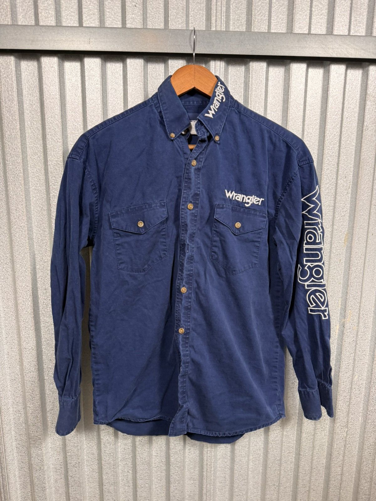 Wrangler Wrangler Sewn In Western Cowboy Button Up Shirt Size US S / EU 44-46 / 1 - 4 Thumbnail