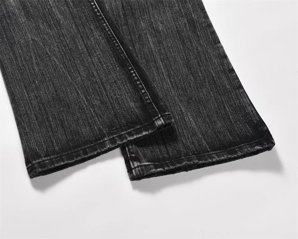 Japanese Brand × Vintage Men's hippie flared trendy distressed washed jeans Size US 32 / EU 48 - 5 Thumbnail