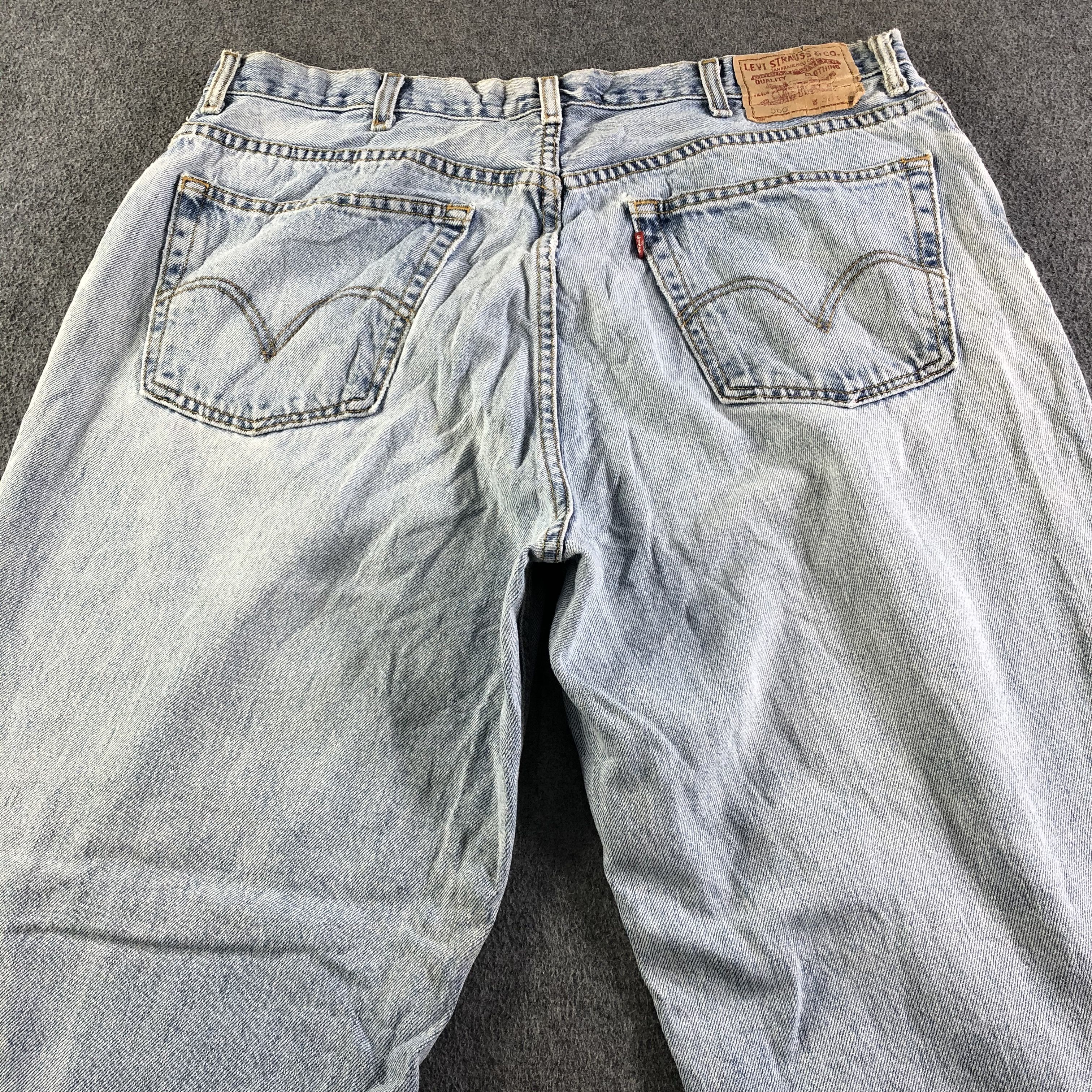 Levi's Vintage Light Wash Levis 560 Jeans-J4314 Size US 38 / EU 54 - 4 Thumbnail