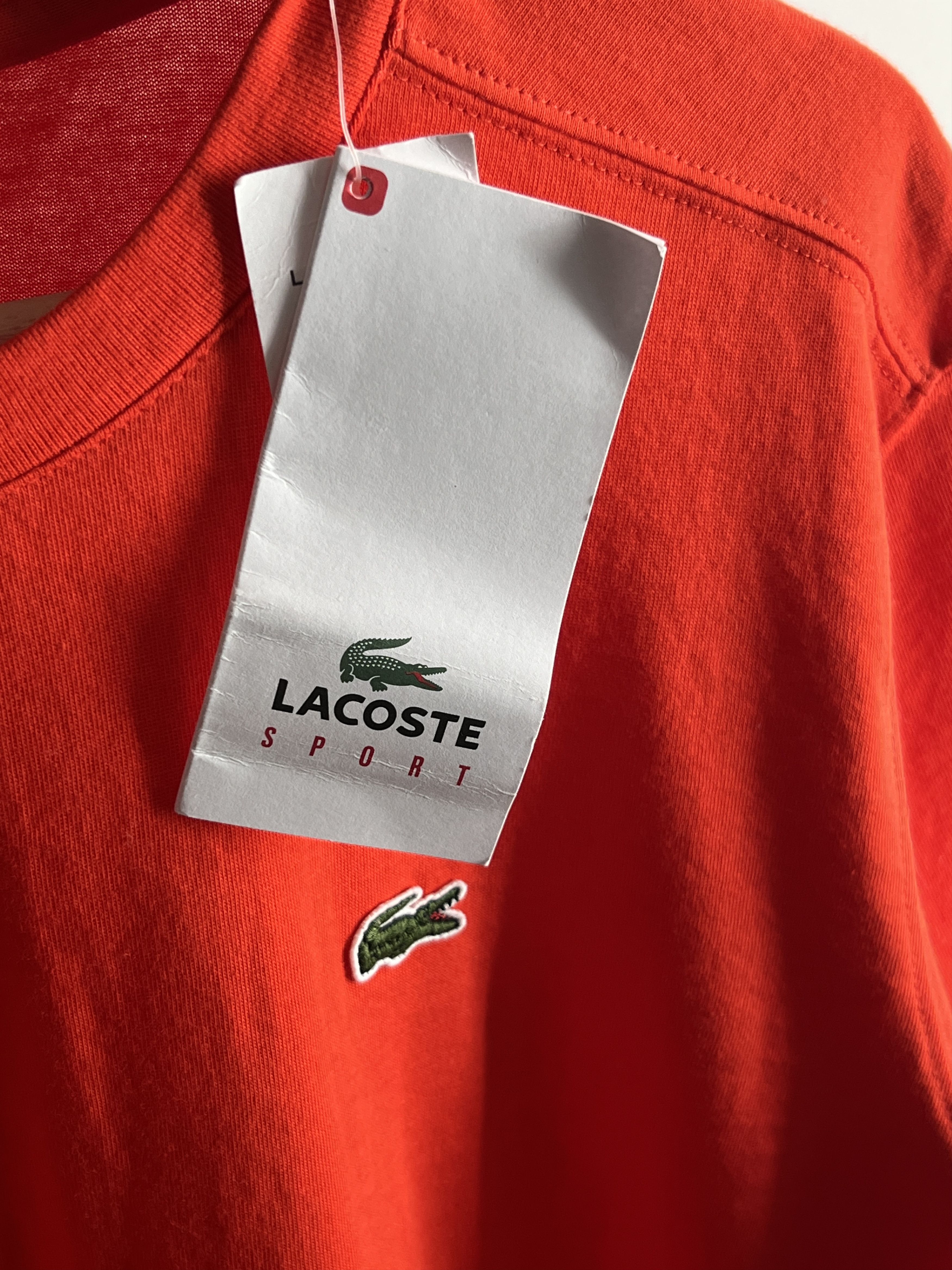 Lacoste Tee Lacoste Sport Orange T Shirt Size 4 Medium Size US M / EU 48-50 / 2 - 3 Thumbnail