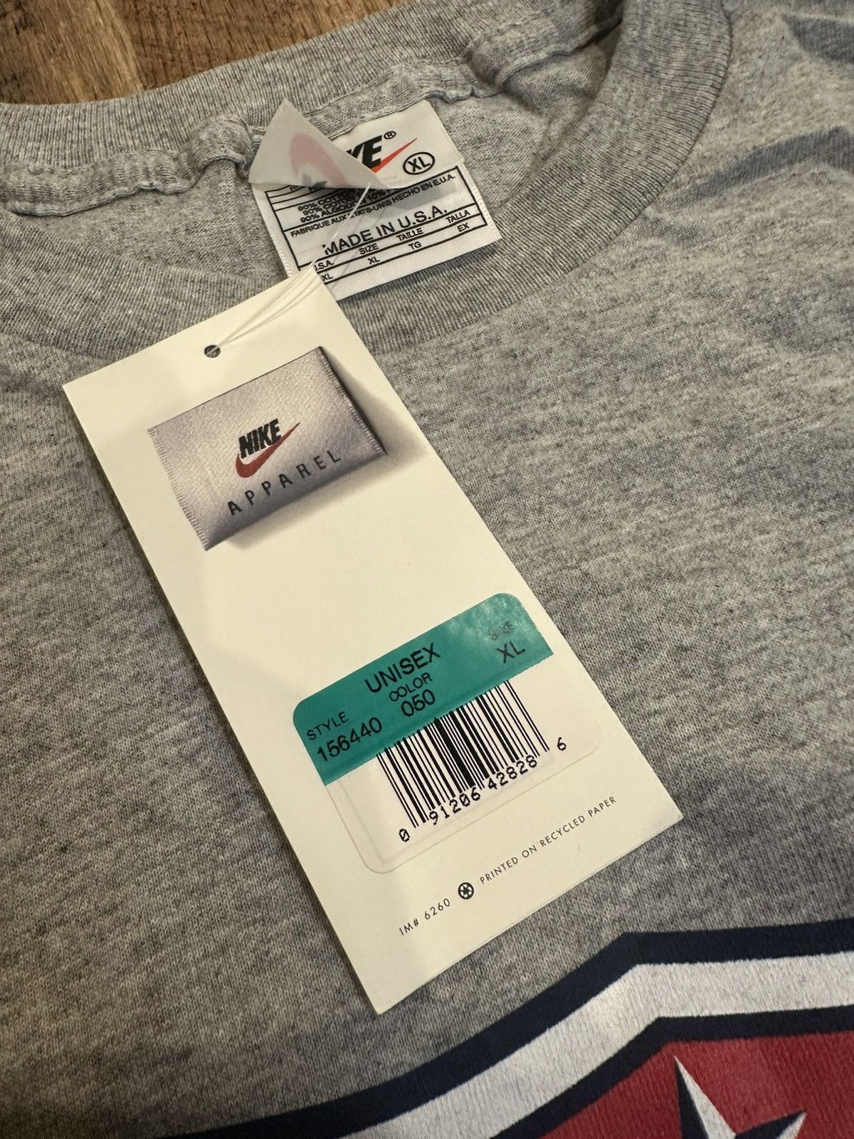 VINTAGE 90s DEADSTOCK Nike US National Soccer Team Shirt Tee