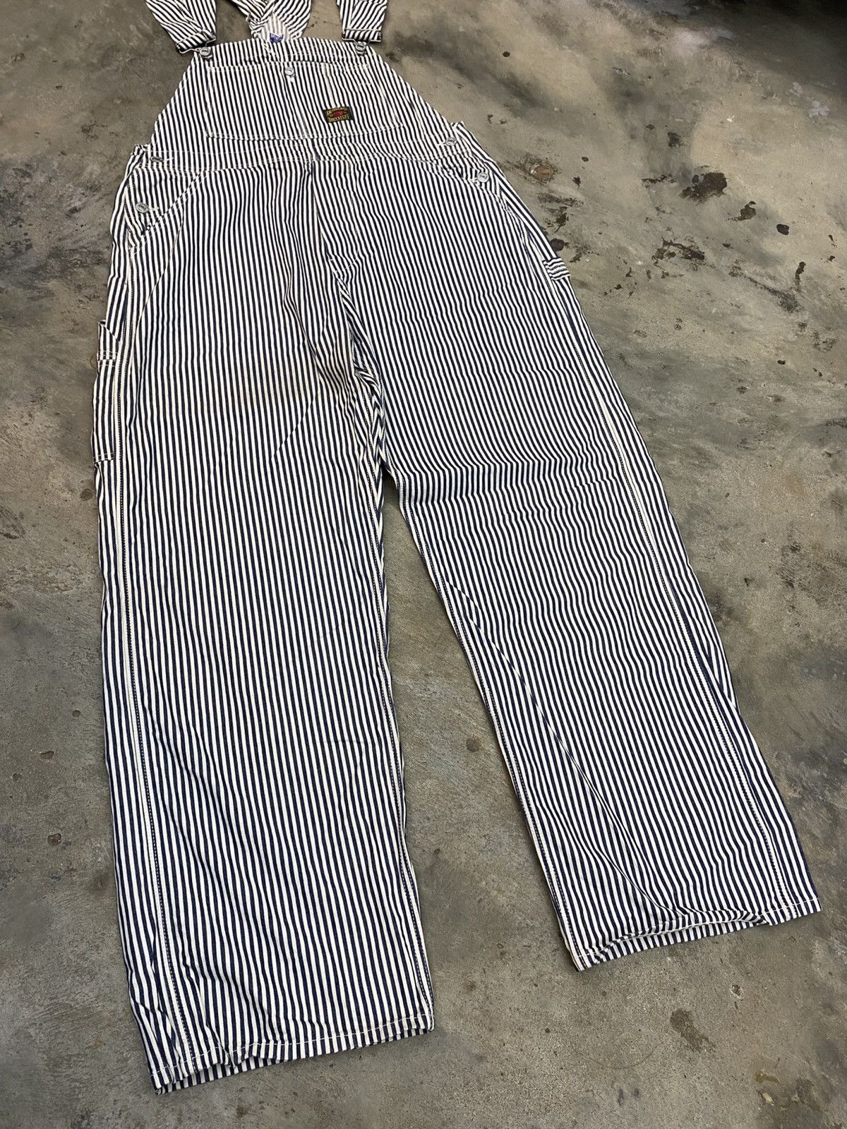 Denime × Designer × Japanese Brand Vintage denime hickory overal 90s best on brand Size US 33 - 13 Thumbnail