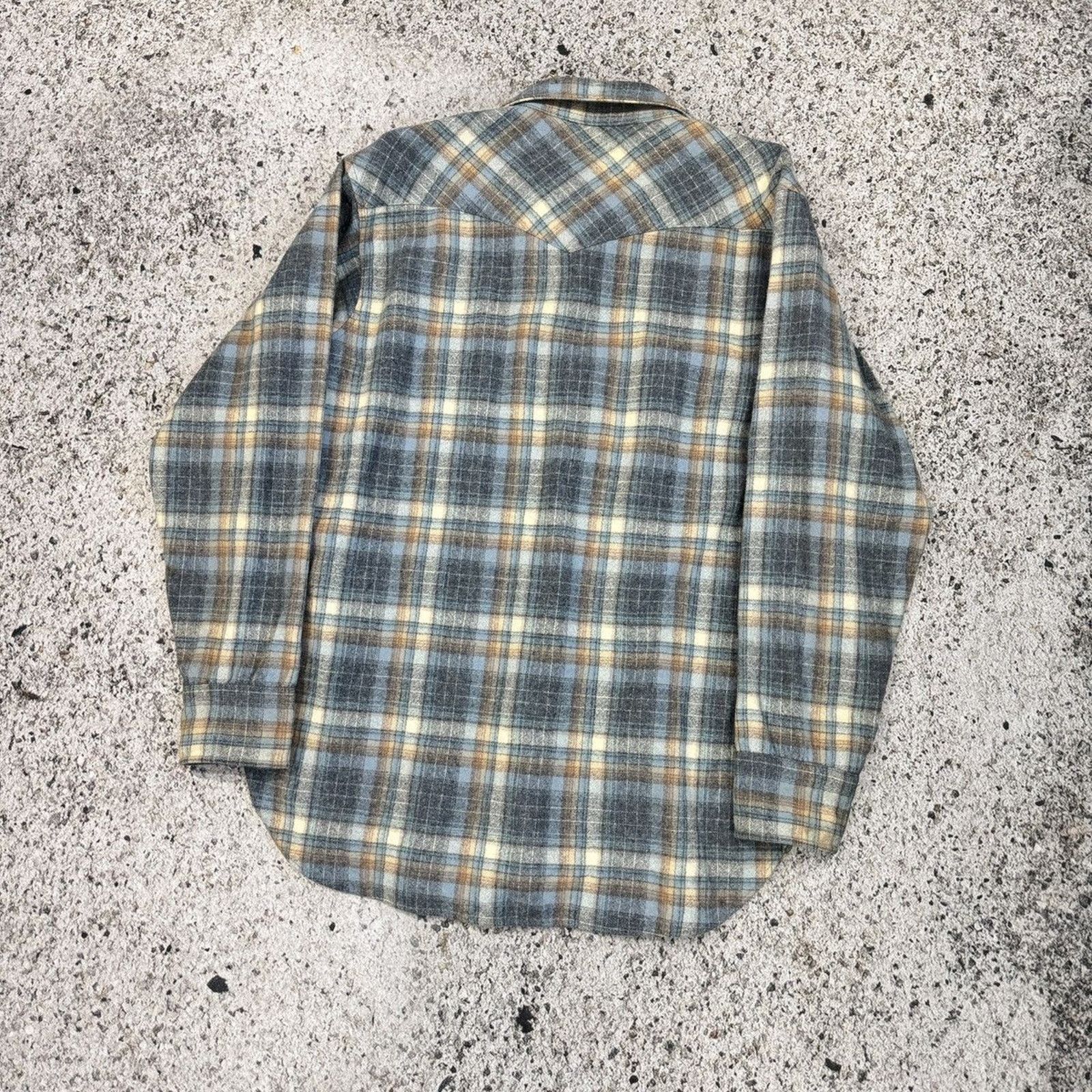 Pendleton 70s Pendleton Western Plaid Shirt ERD Grunge Margiela RRL Size US L / EU 52-54 / 3 - 6 Thumbnail