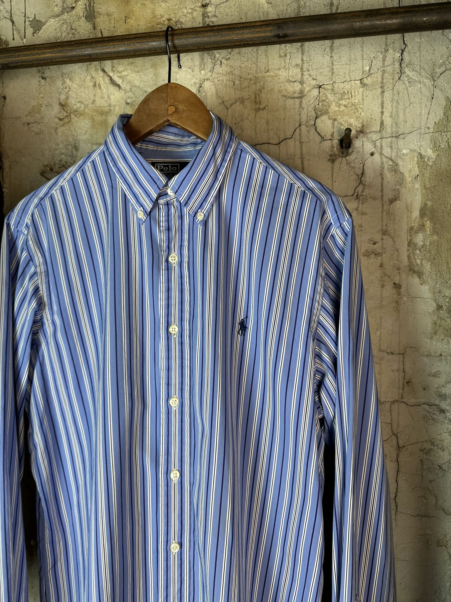 Polo Ralph Lauren Vintage Polo Ralph Lauren Stripped Button Up Shirt Size US XL / EU 56 / 4 - 7 Thumbnail