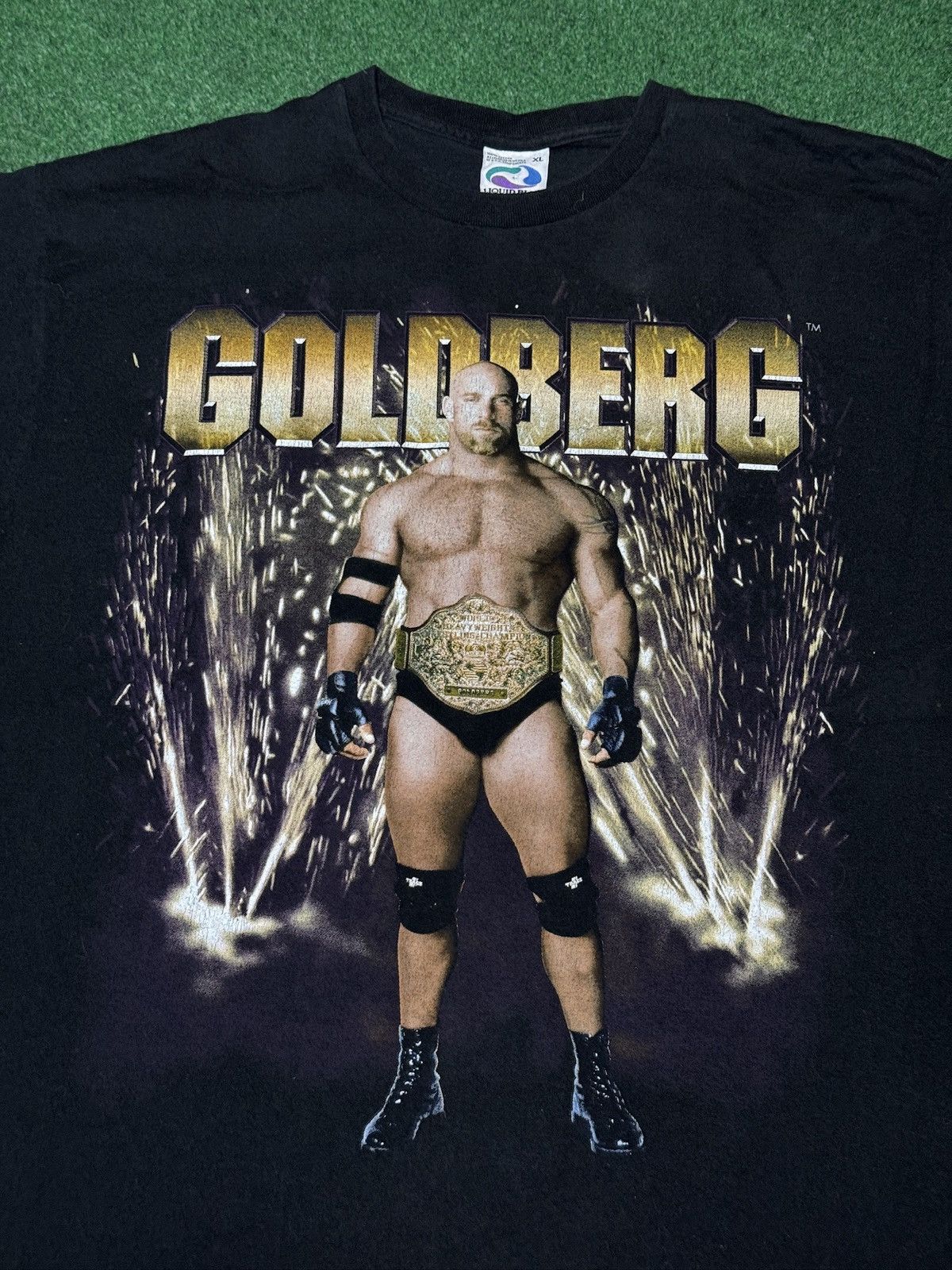 Liquid Blue Vintage 90s Liquid Blue Goldberg WCW WWF Wrestling T Shirt Size US XL / EU 56 / 4 - 2 Thumbnail