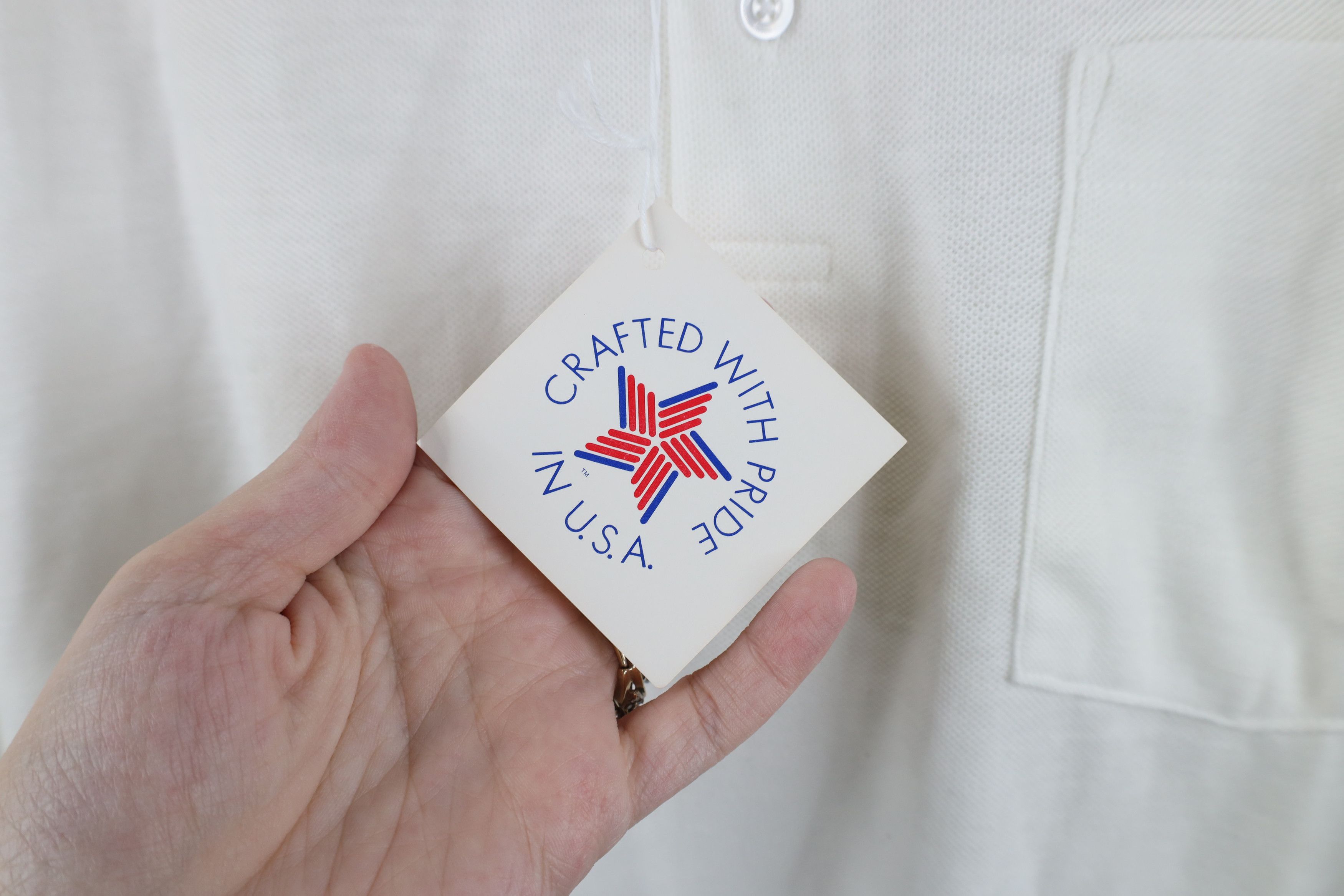 Vintage Deadstock Vintage 70s 80s Union Collared Polo Shirt USA Size US XXL / EU 58 / 5 - 5 Thumbnail