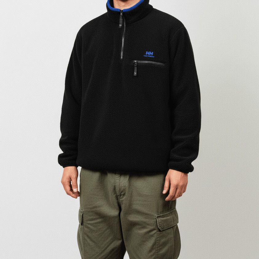 Helly Hansen Vintage Helly Hansen Plain Fleece Outdoor Jacket Size US M / EU 48-50 / 2 - 1 Thumbnail