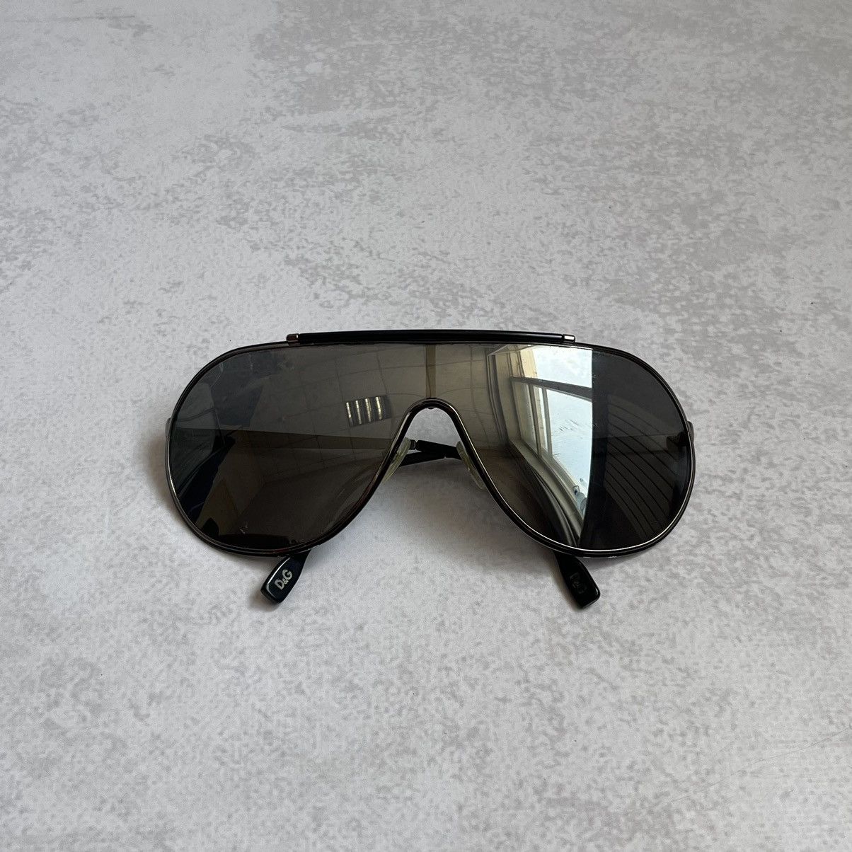 Dolce & Gabbana × Vintage Dolce Gabanna Mask logo vintage sunglasses dg6075 079/6g Size ONE SIZE - 4 Thumbnail
