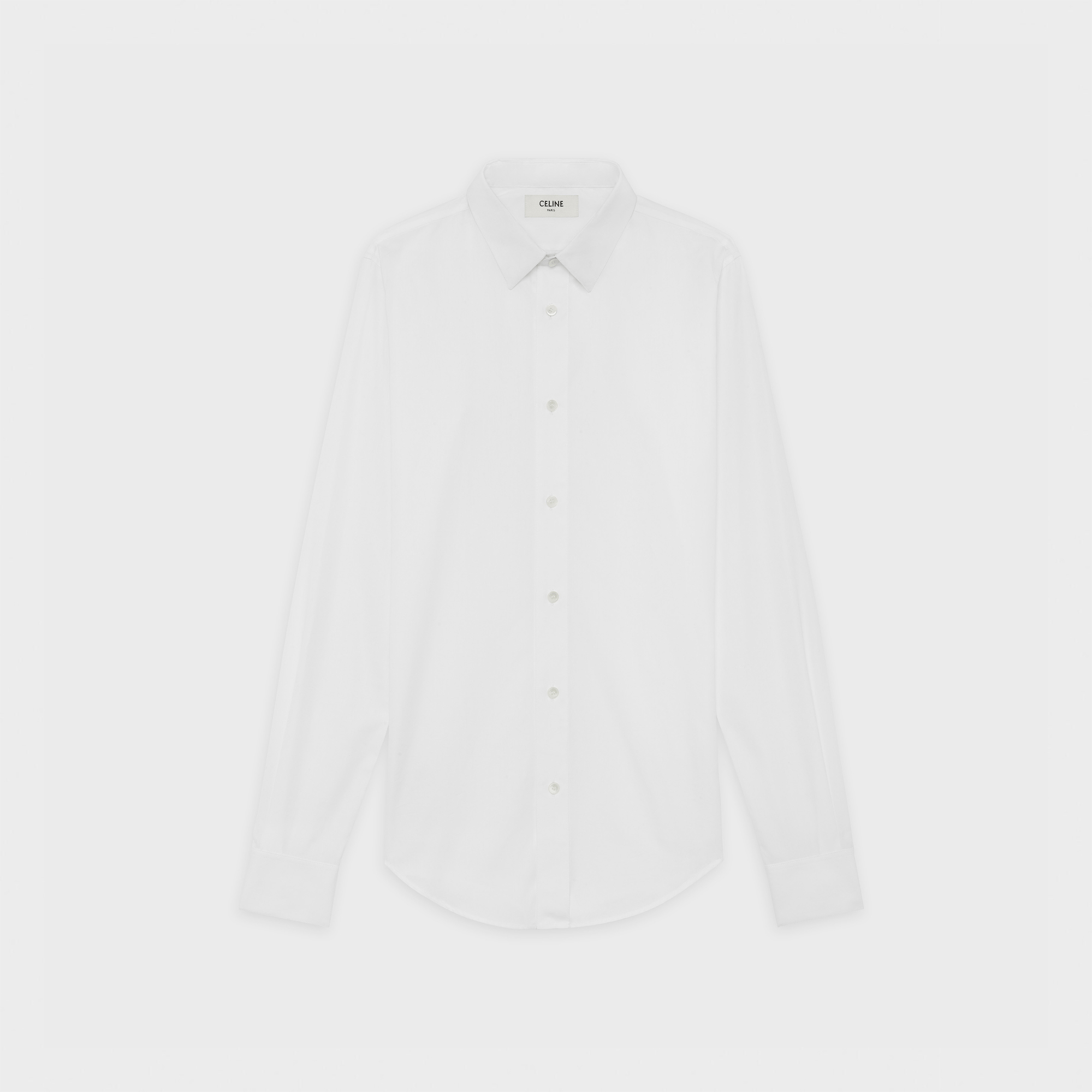 image of Celine O1Bcso1Str0224 2C069091F.01Bc Shirt In White, Women's (Size XL)