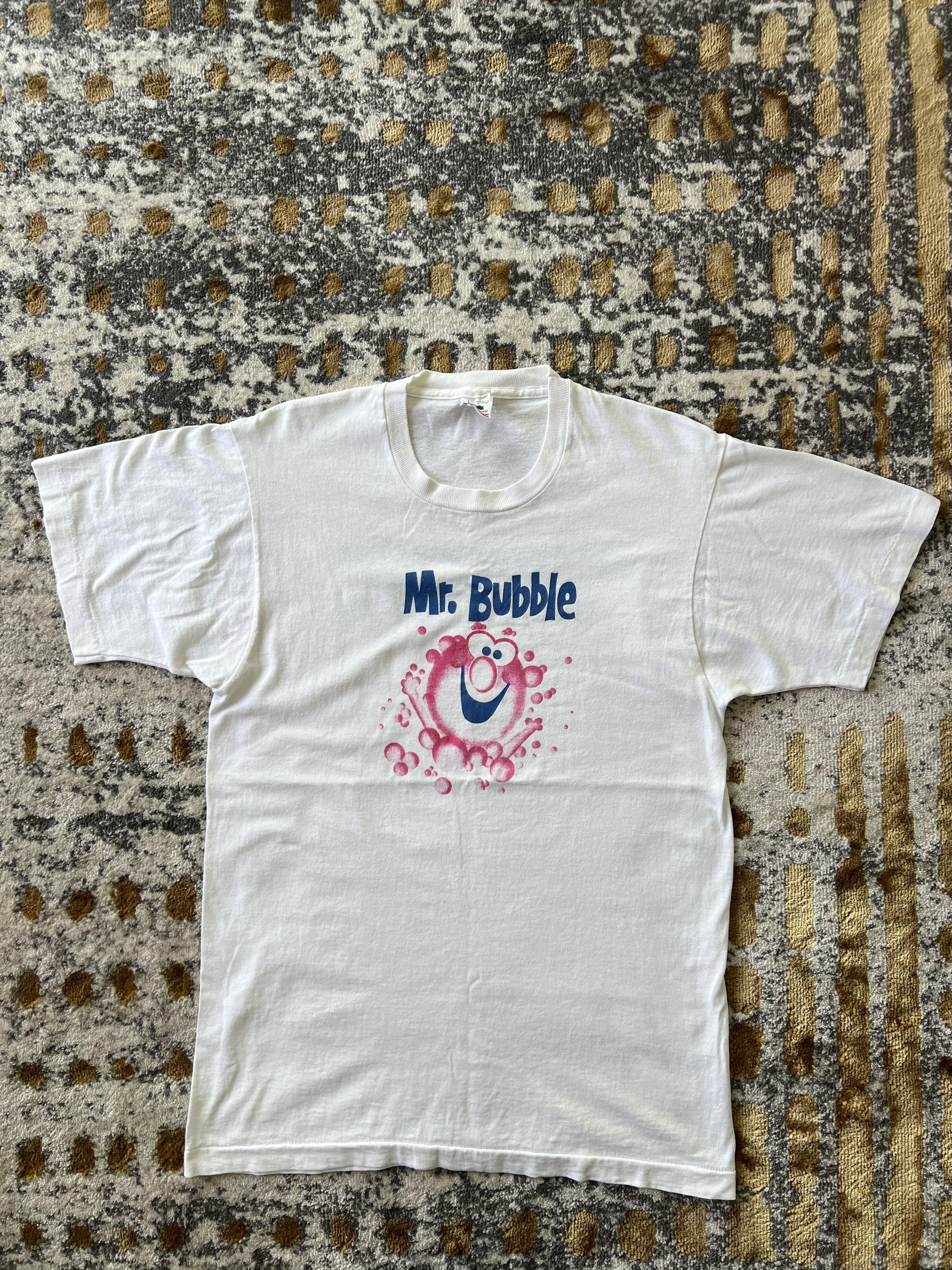 Vintage Vintage 90s Mr. Bubble t-shirt Size US L / EU 52-54 / 3 - 1 Thumbnail