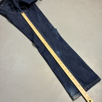 Gustin Gustin Straight Leg Selvedge Denim Jeans Dark Indigo USA Size US 33 - 13 Thumbnail