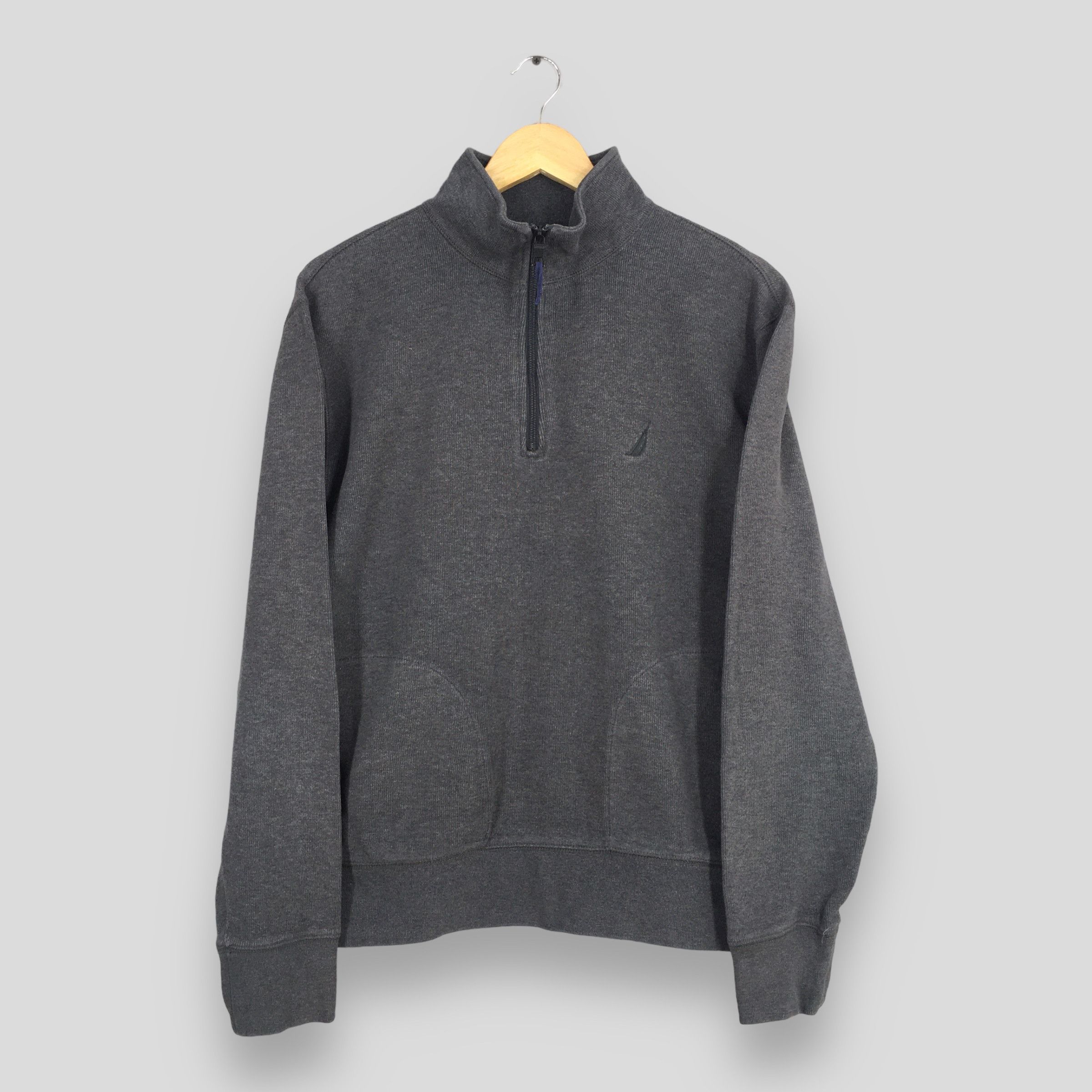 Nautica Vintage 90s Nautica Gray Women Sweatshirt Large Size L / US 10 / IT 46 - 1 Thumbnail