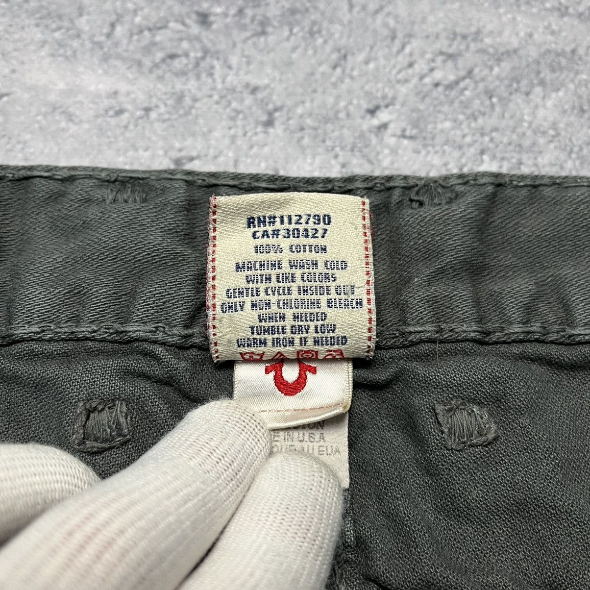 True Religion Vintage True Religion USA Logan Super T Grey Denim Jeans Y2K Size US 33 - 11 Thumbnail