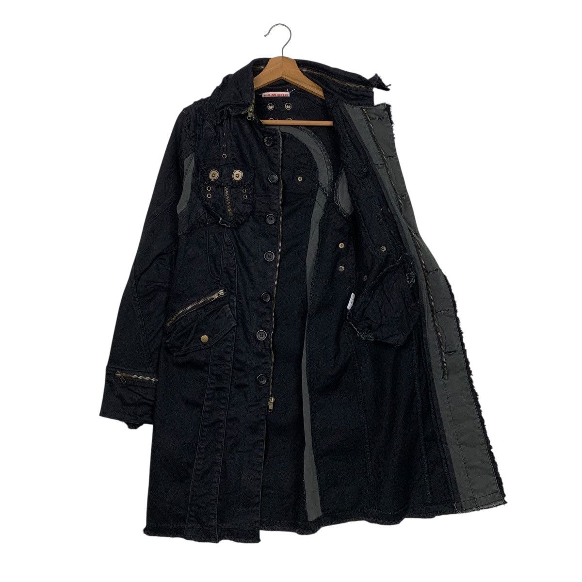 Japanese Brand Japanese Brand Bamboo Multizipper Parachute Long Jacket Size S / US 4 / IT 40 - 9 Thumbnail