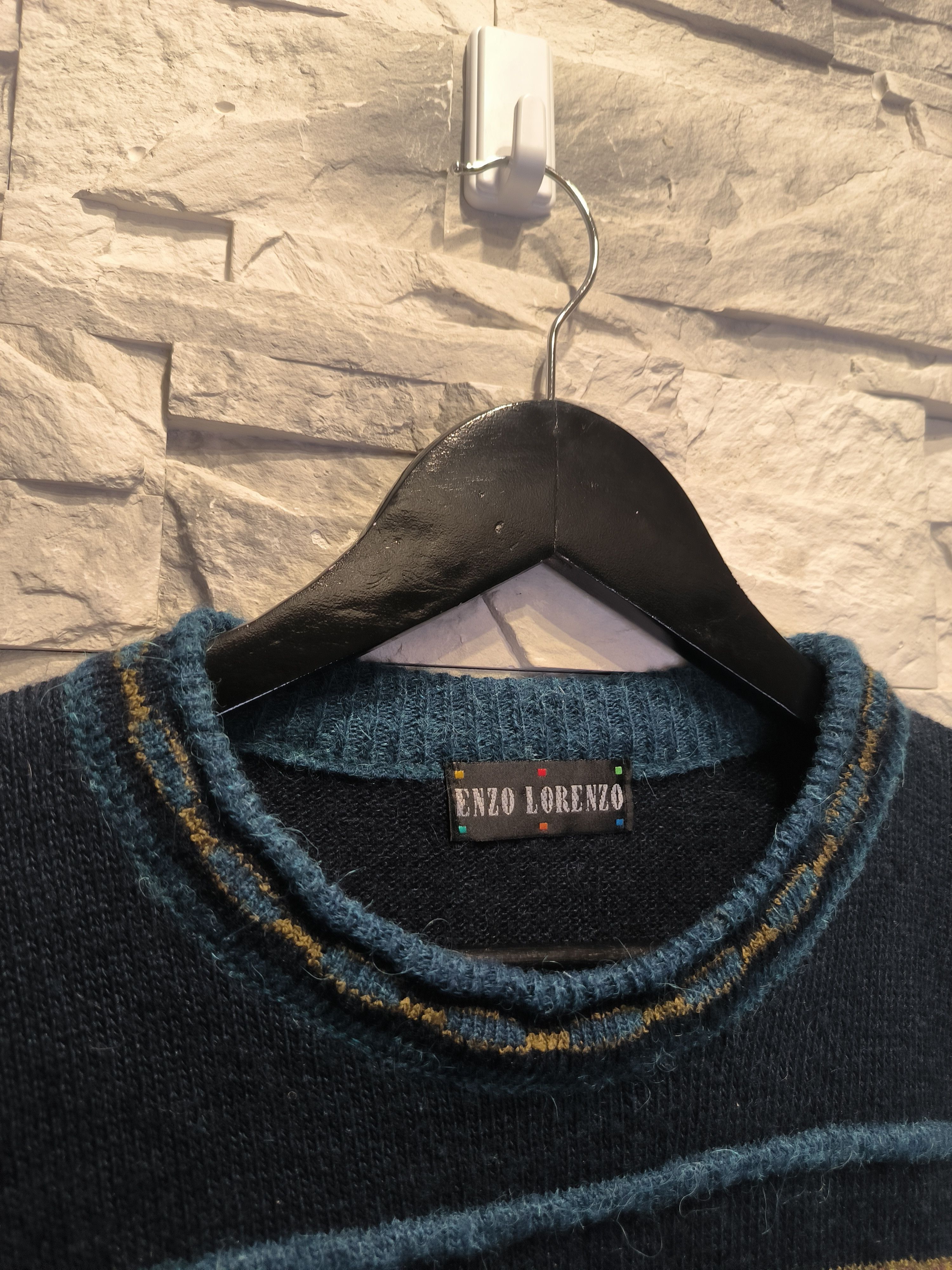 Vintage Vintage Enzo Lorenzo Wool Alpaca Knitwear Sweater Size US M / EU 48-50 / 2 - 5 Thumbnail