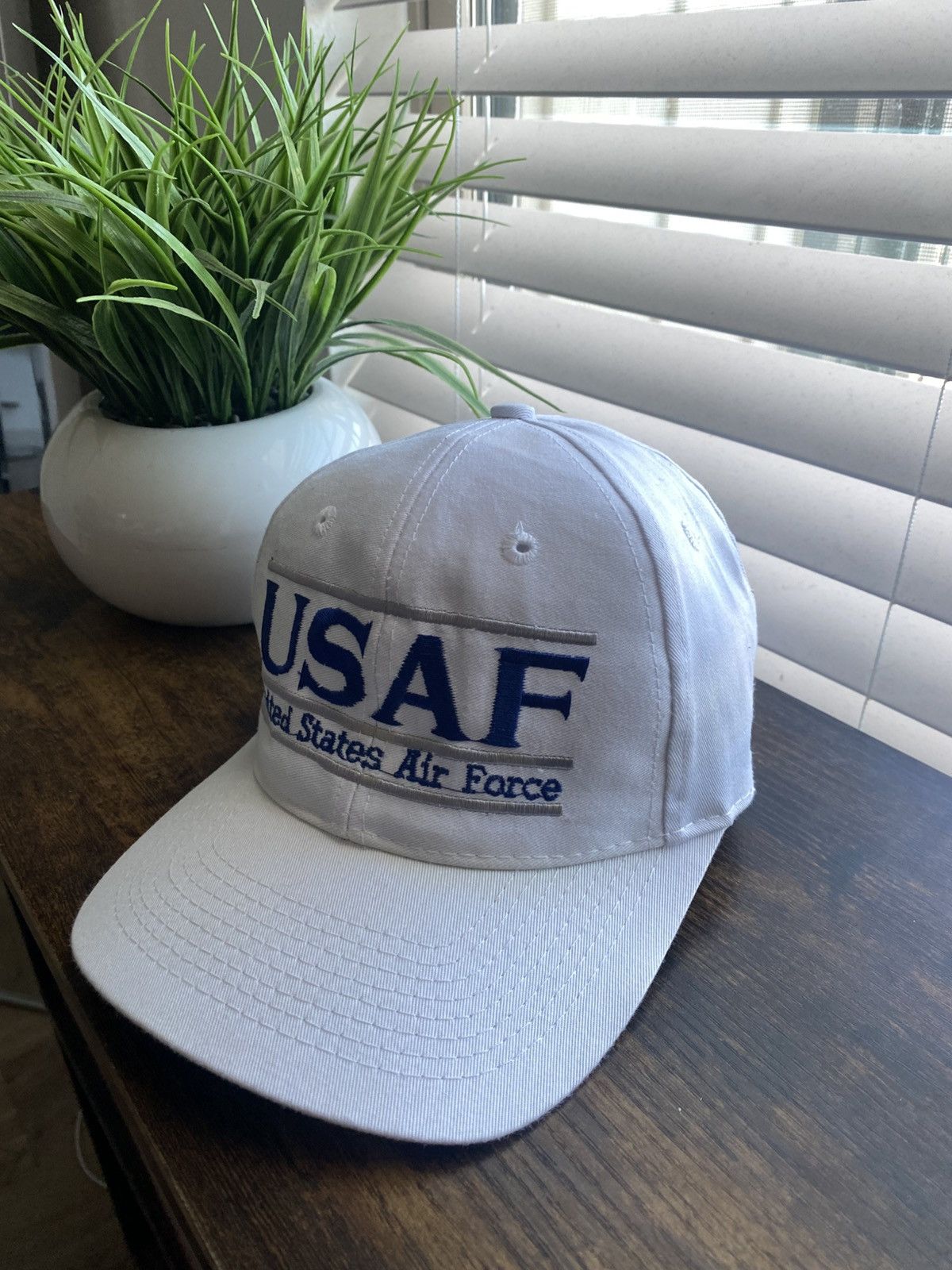 Vintage Vintage 90s US Air Force Snapback Hat Size ONE SIZE - 3 Thumbnail