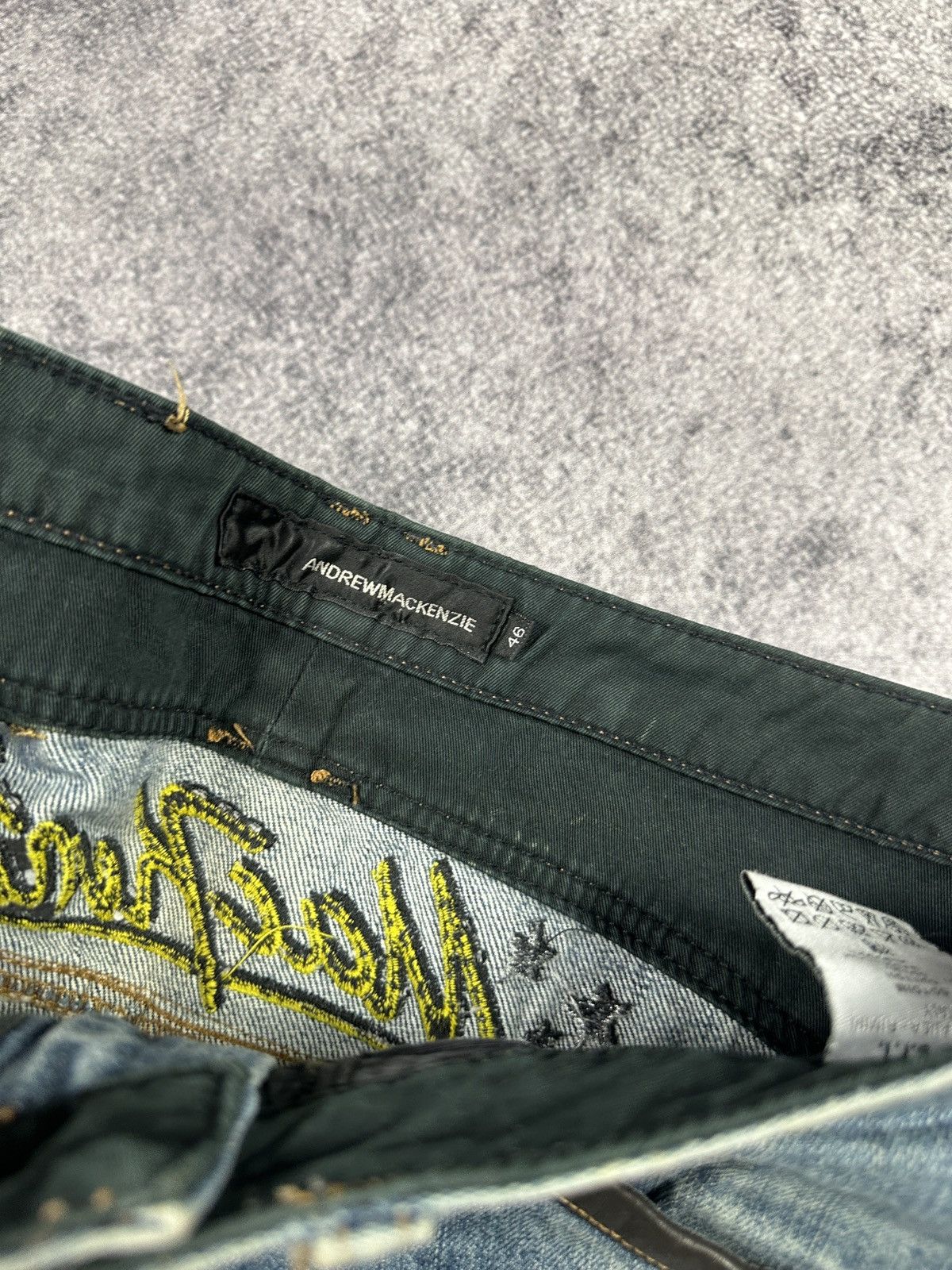 Andrew Mackenzie Y2K Andrew Mackenzie Logo Vintage Denim Streetwear Rare S Size US 30 / EU 46 - 7 Thumbnail