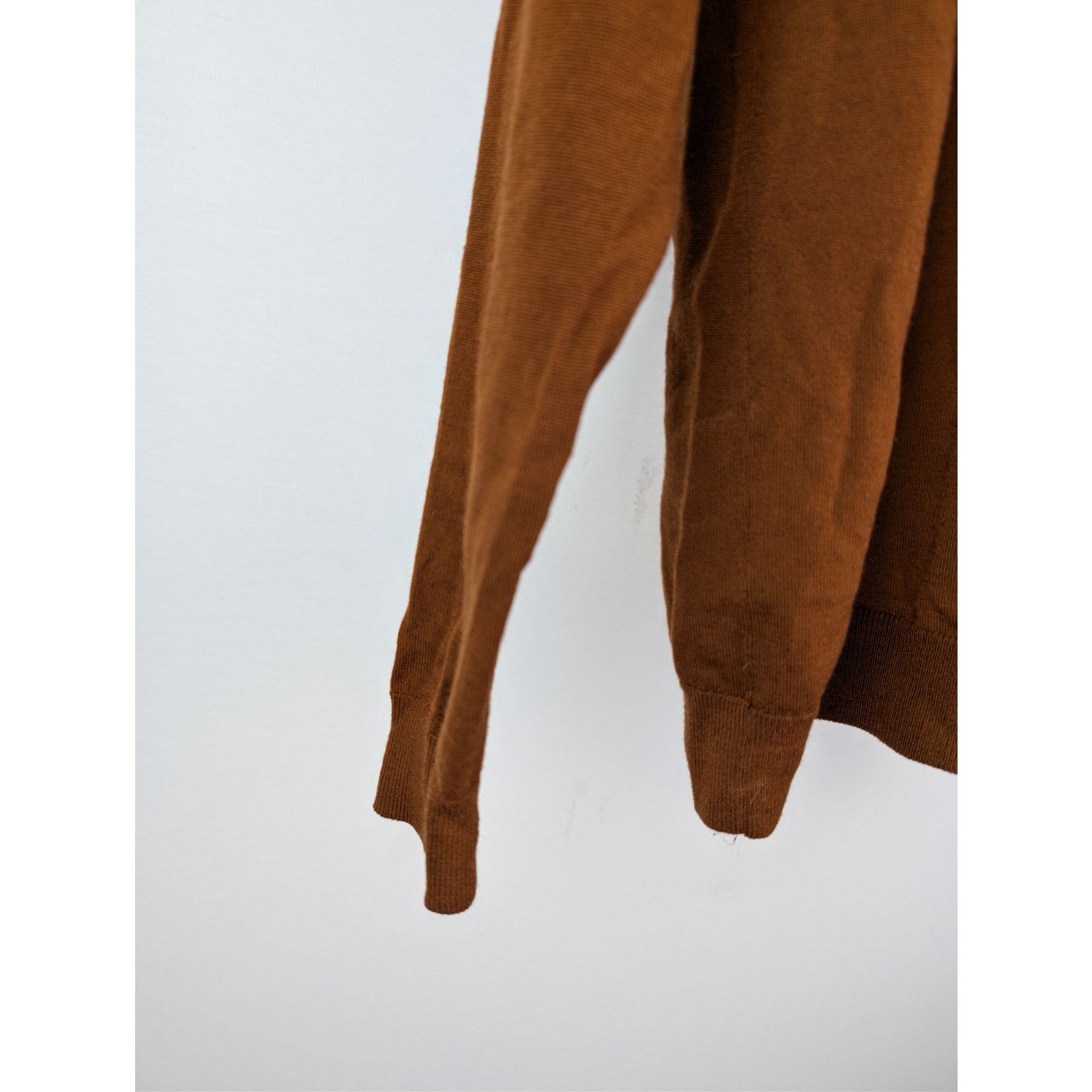 Brunello Cucinelli o1rshd1 CC20 Long-Sleeve Crewneck Sweater in Brown Size US M / EU 48-50 / 2 - 5 Thumbnail