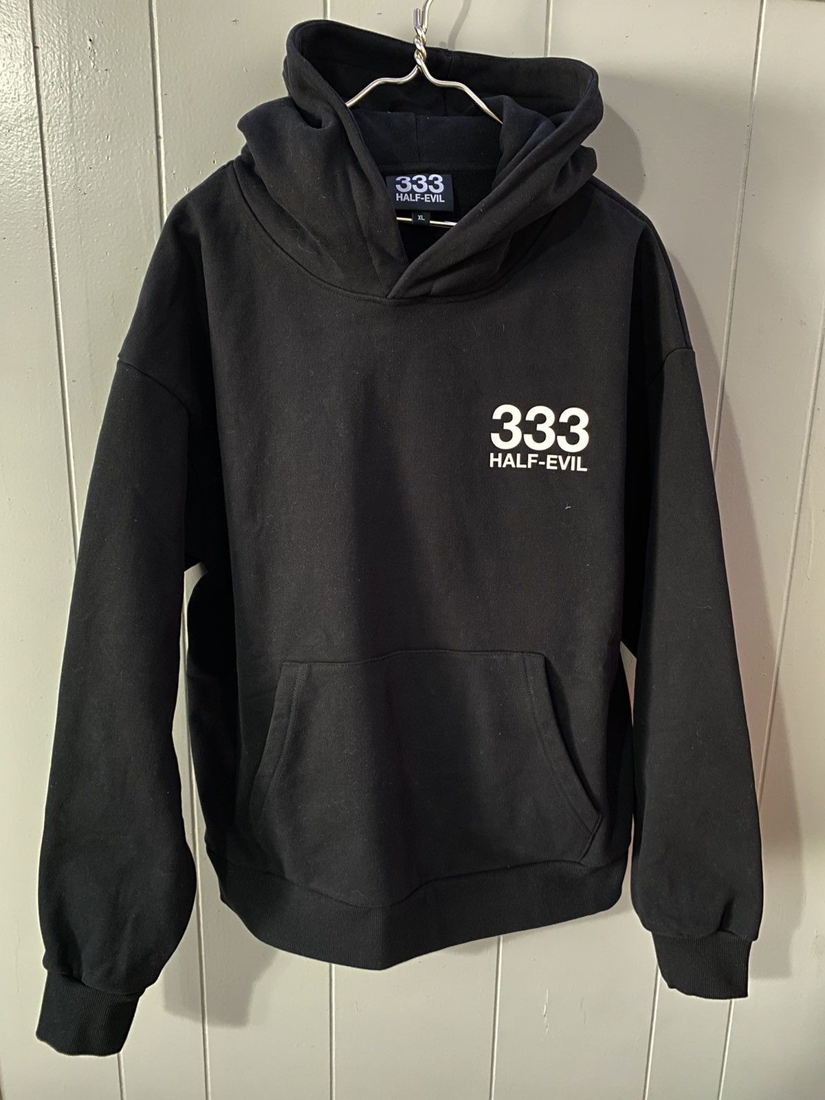 Half Evil Half Evil 333 Black Logo Hoodie - L Size US L / EU 52-54 / 3 - 1 Thumbnail