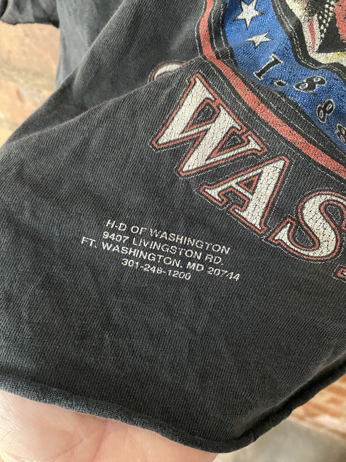 Harley Davidson Rare🔥🔥🔥 1998 Harvey Rolling Thunder Washington Size US XL / EU 56 / 4 - 12 Thumbnail