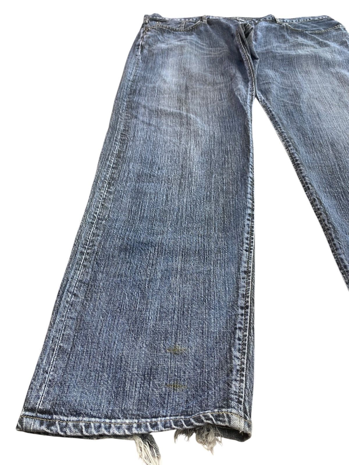 Edwin Edwin Vintage Faded Acid Blue Wash Style Straight Jeans Size US 44 / EU 60 - 7 Thumbnail