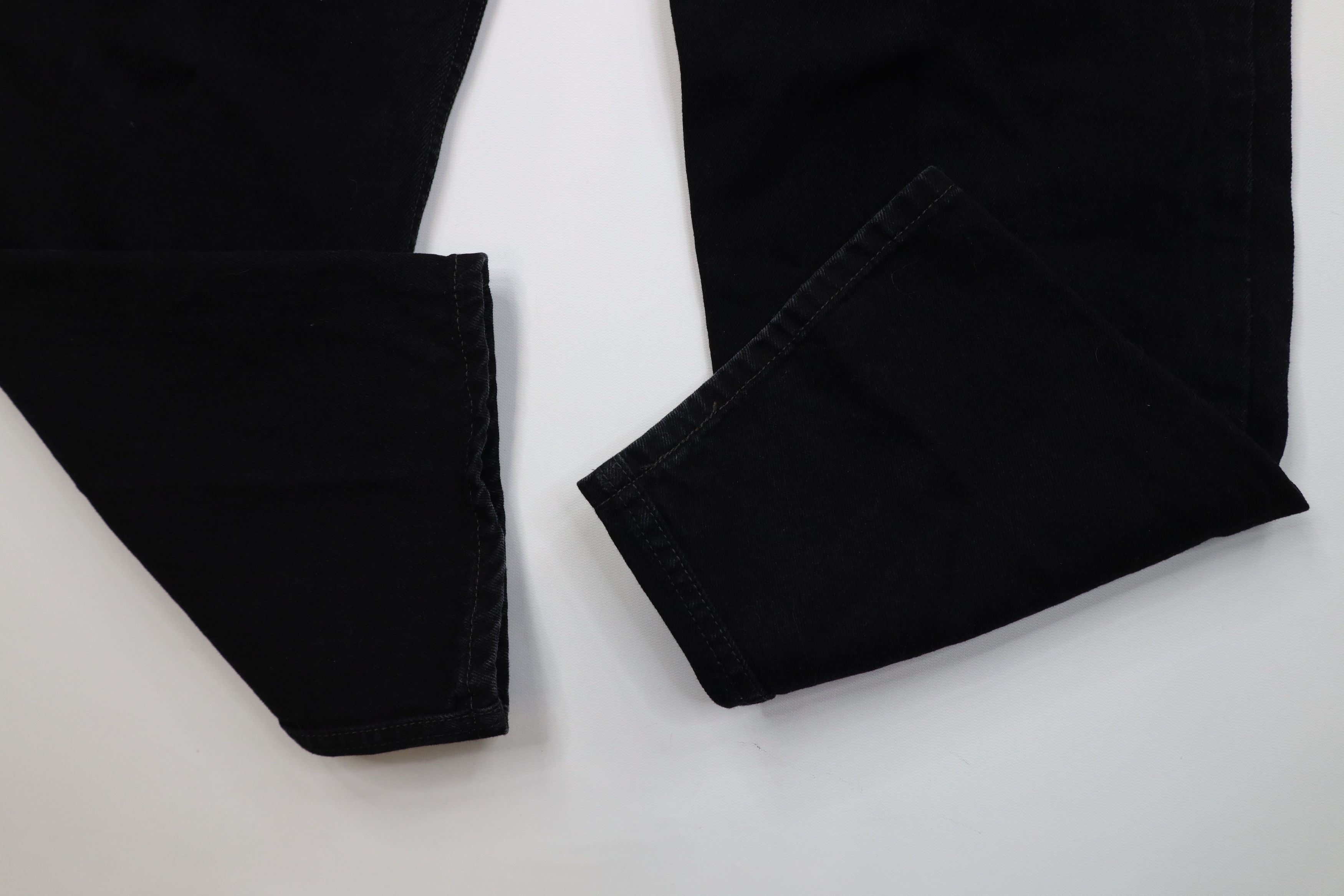 Levi's Vintage Y2K Levis 550 Relaxed Fit Wide Leg Denim Jeans Black Size US 38 / EU 54 - 6 Thumbnail