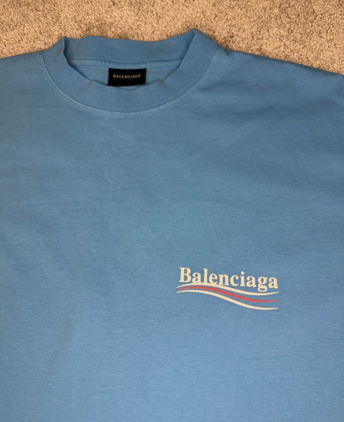 Balenciaga Balenciaga Political Campaign Logo T-Shirt Size US M / EU 48-50 / 2 - 3 Thumbnail