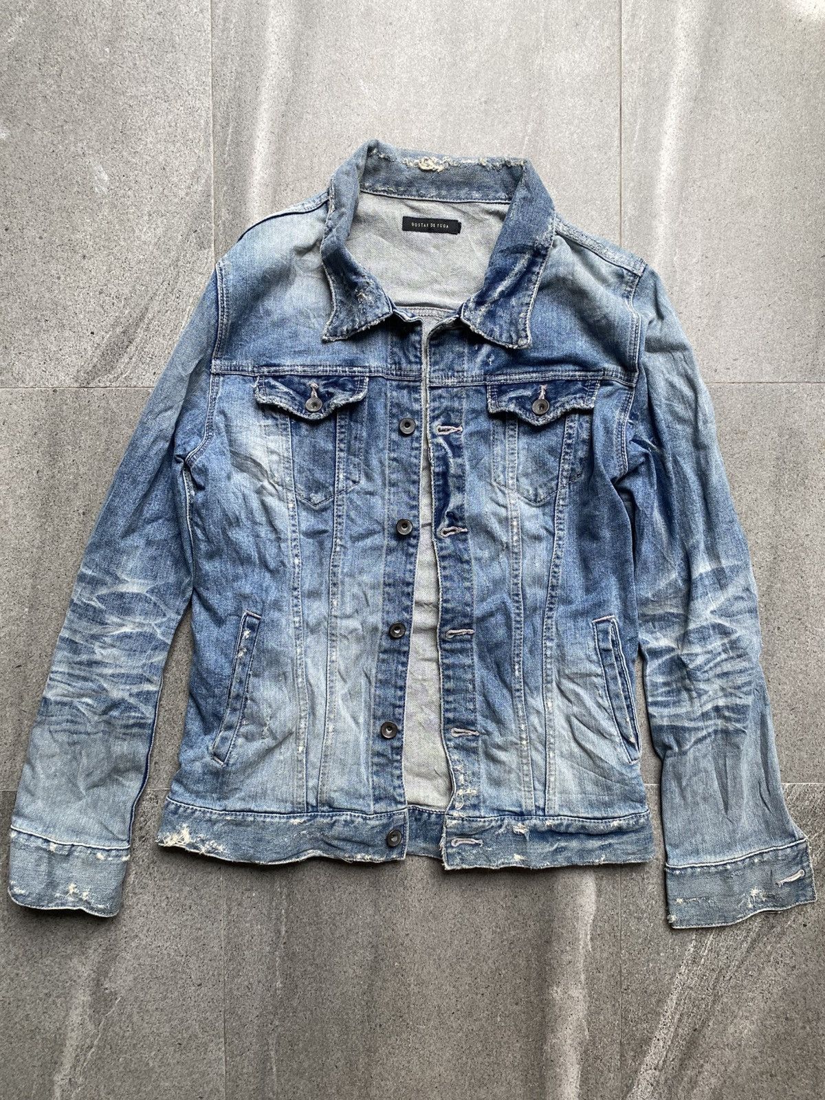 GOSTAR DE FUGA Fuga distressed denim jacket Size US M / EU 48-50 / 2 - 1 Thumbnail