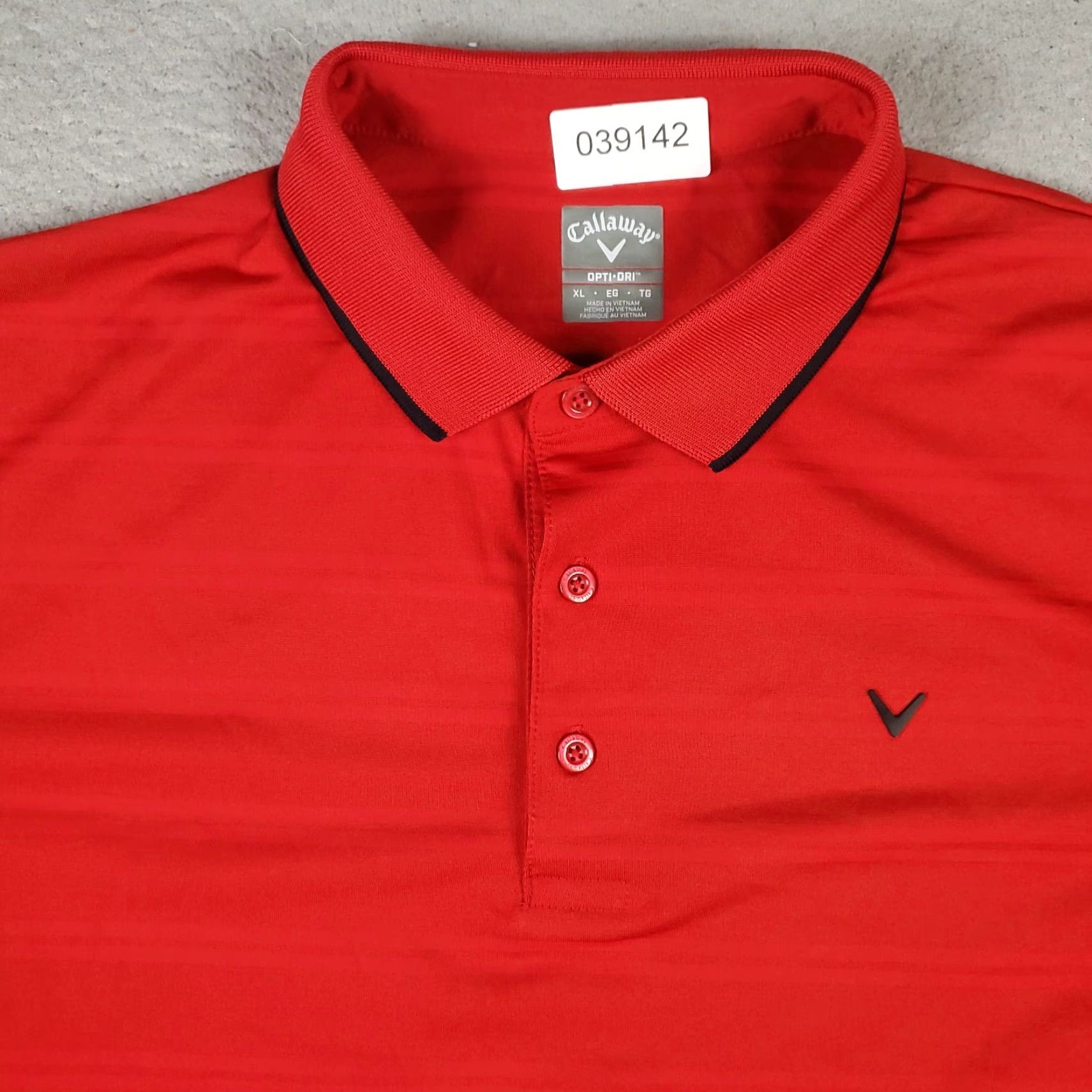 Callaway Callaway Polo Shirt Mens XL Red Opti Dri Fit Golf Short Sleeve Size US XL / EU 56 / 4 - 2 Thumbnail