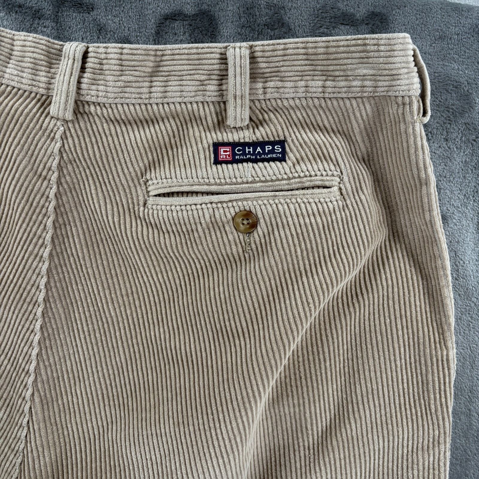Polo Ralph Lauren Polo Ralph Lauren Vintage Tan Corduroy Pants Men 34x31 Prep Size US 34 / EU 50 - 8 Thumbnail