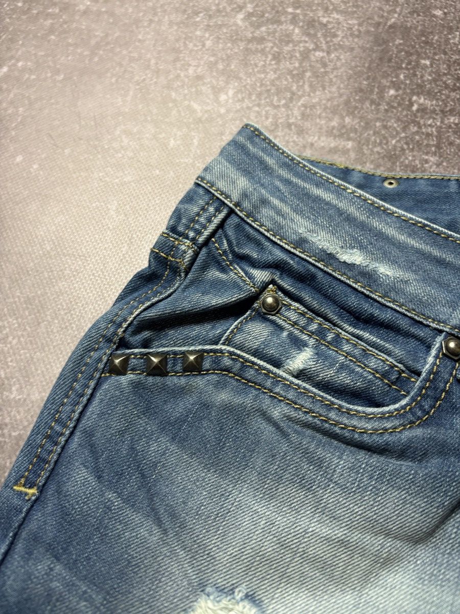 If Six Was Nine CRAZY FLARED VINTAGE FADE JEANS y2k if six was nine style Size US 32 / EU 48 - 5 Thumbnail