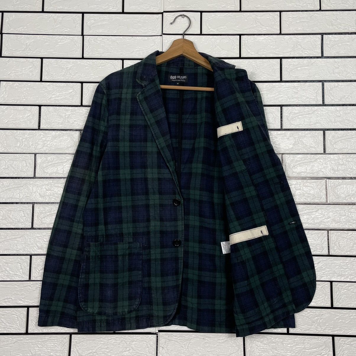 Beams Japan Beams Tartan Casual Jacket Size US M / EU 48-50 / 2 - 9 Thumbnail