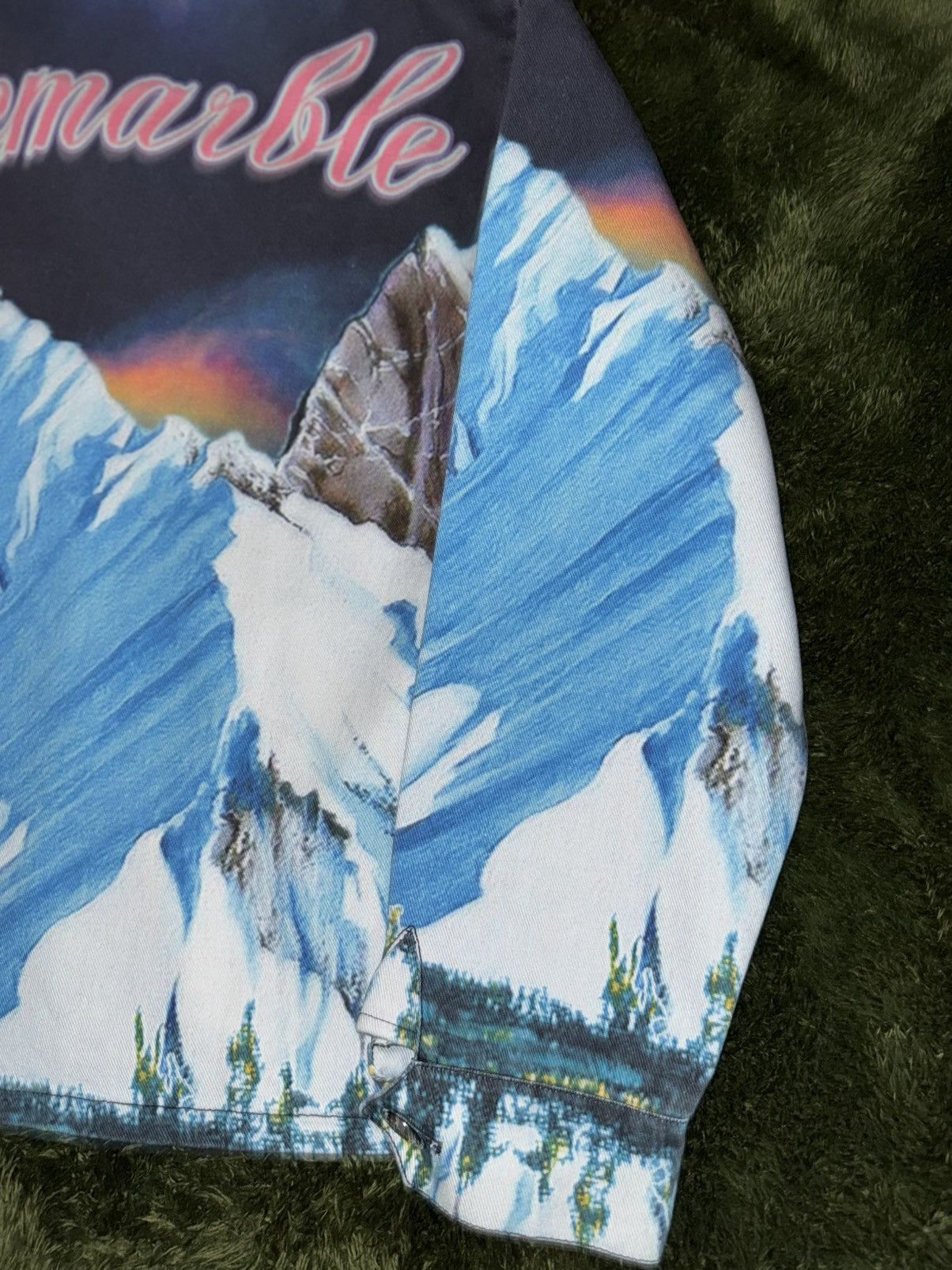 Bluemarble [M] BLUEMARBLE Mountain printed heavy Cotton Work Jacket Size US M / EU 48-50 / 2 - 10 Thumbnail