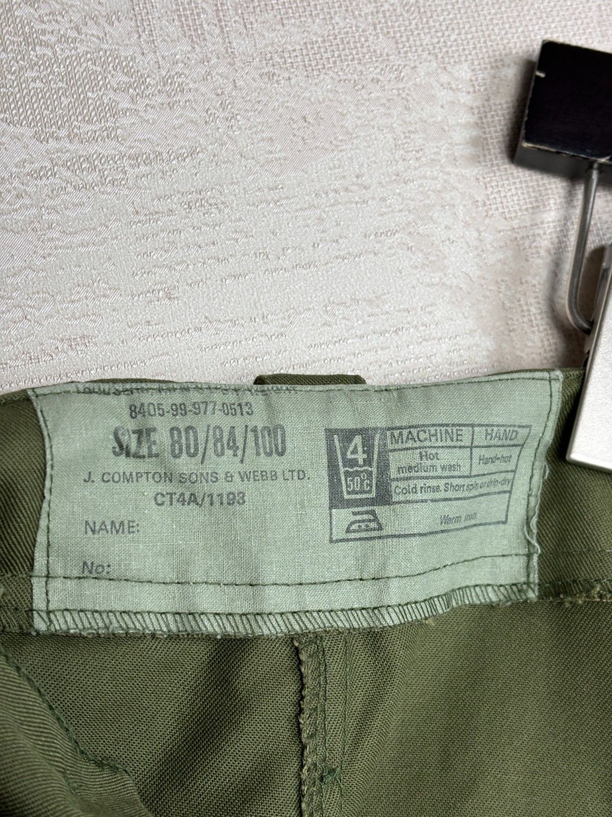 Vintage J. Compton Sons & Webb Ltd British Army Pants US 31-32 Size US 31 - 5 Thumbnail