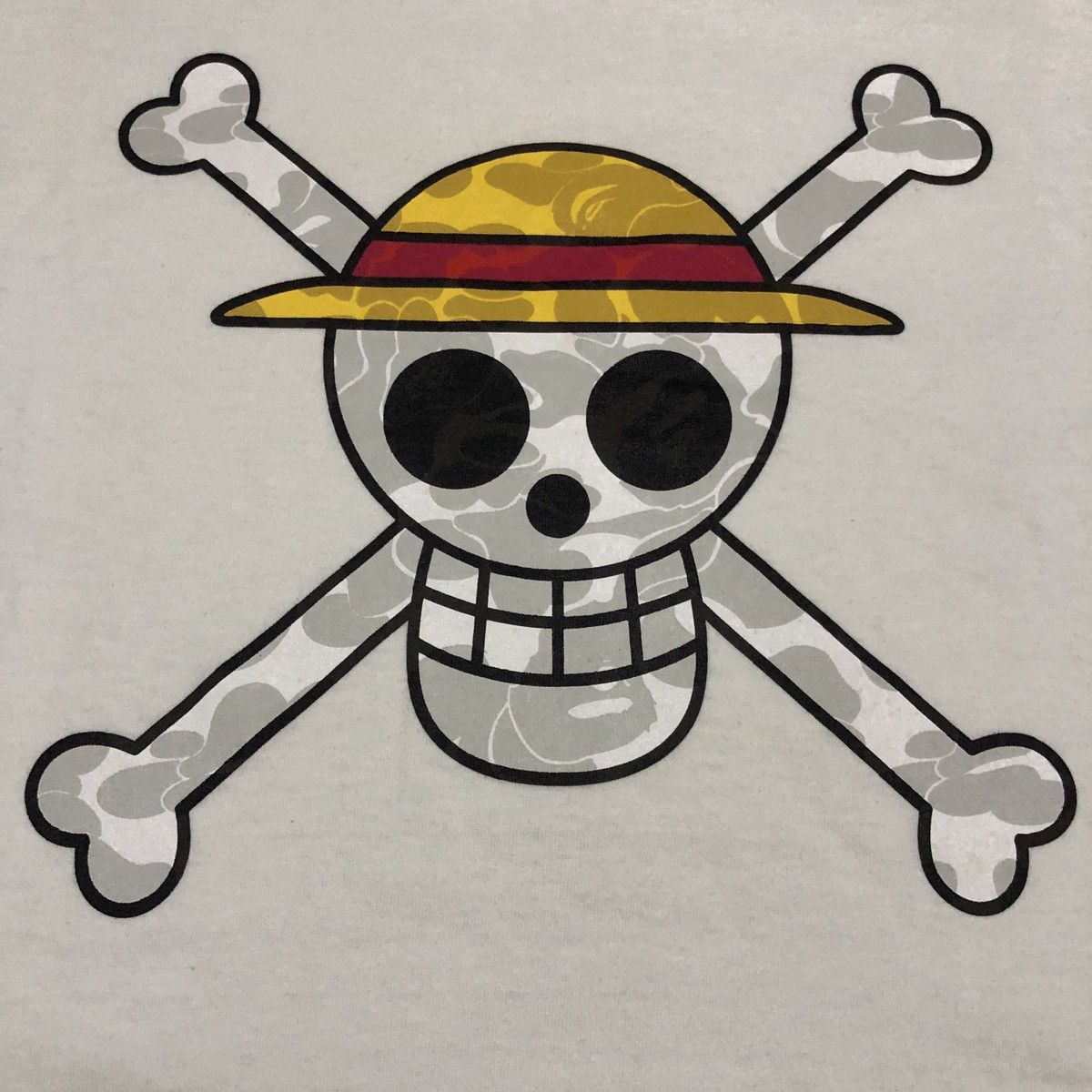 Bape × One Piece Bape x One Piece Straw Hat Jolly Roger Tee Size US M / EU 48-50 / 2 - 3 Thumbnail