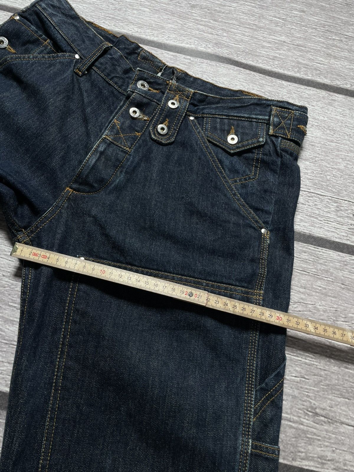 Dolce & Gabbana Dolce & Gabbana Vintage rare double knee baggy jeans pants Size US 32 / EU 48 - 10 Thumbnail