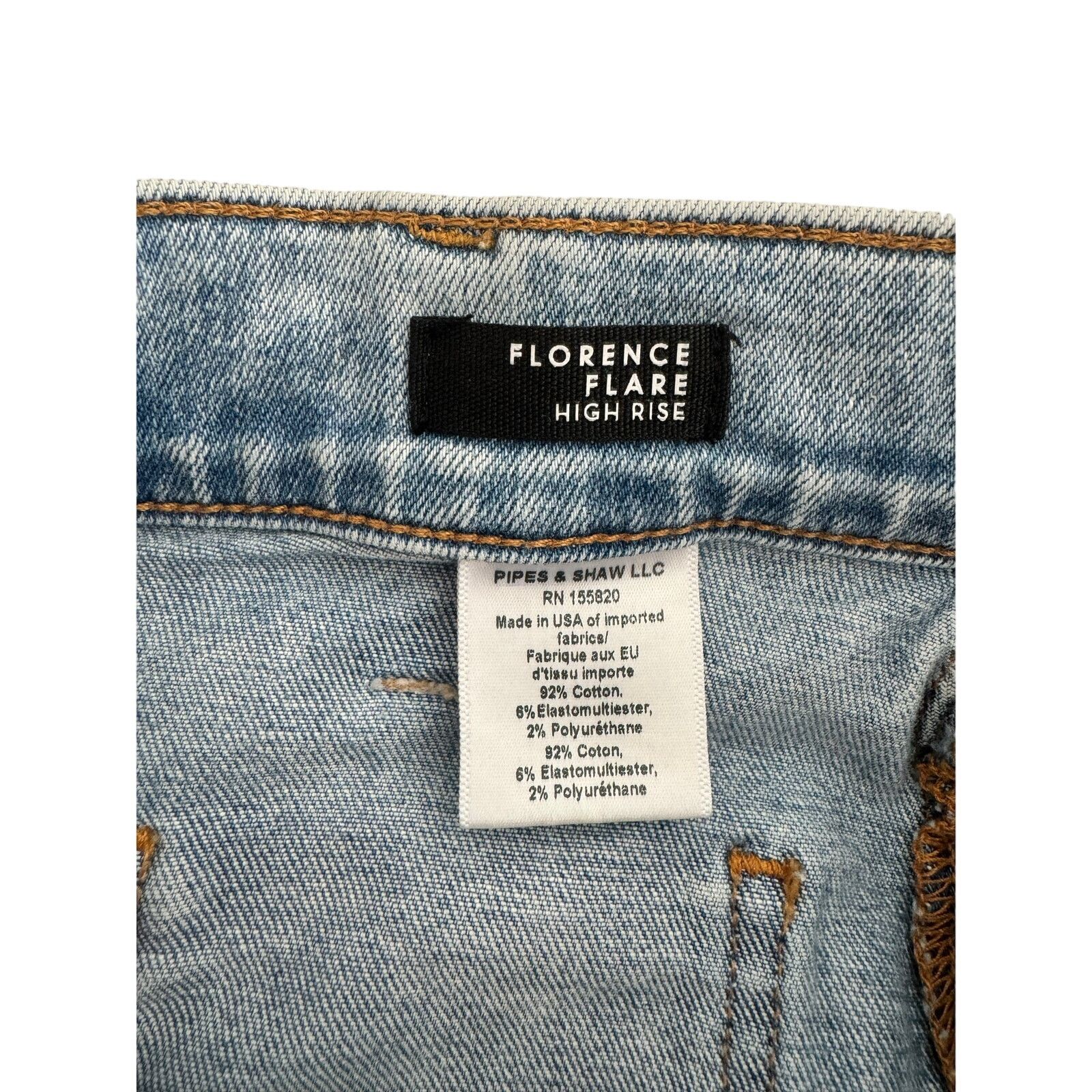 Veronica Beard Veronica Beard Florence High-rise Flared Jeans Acid-Wash Size 25" / US 0 / IT 36 - 7 Thumbnail