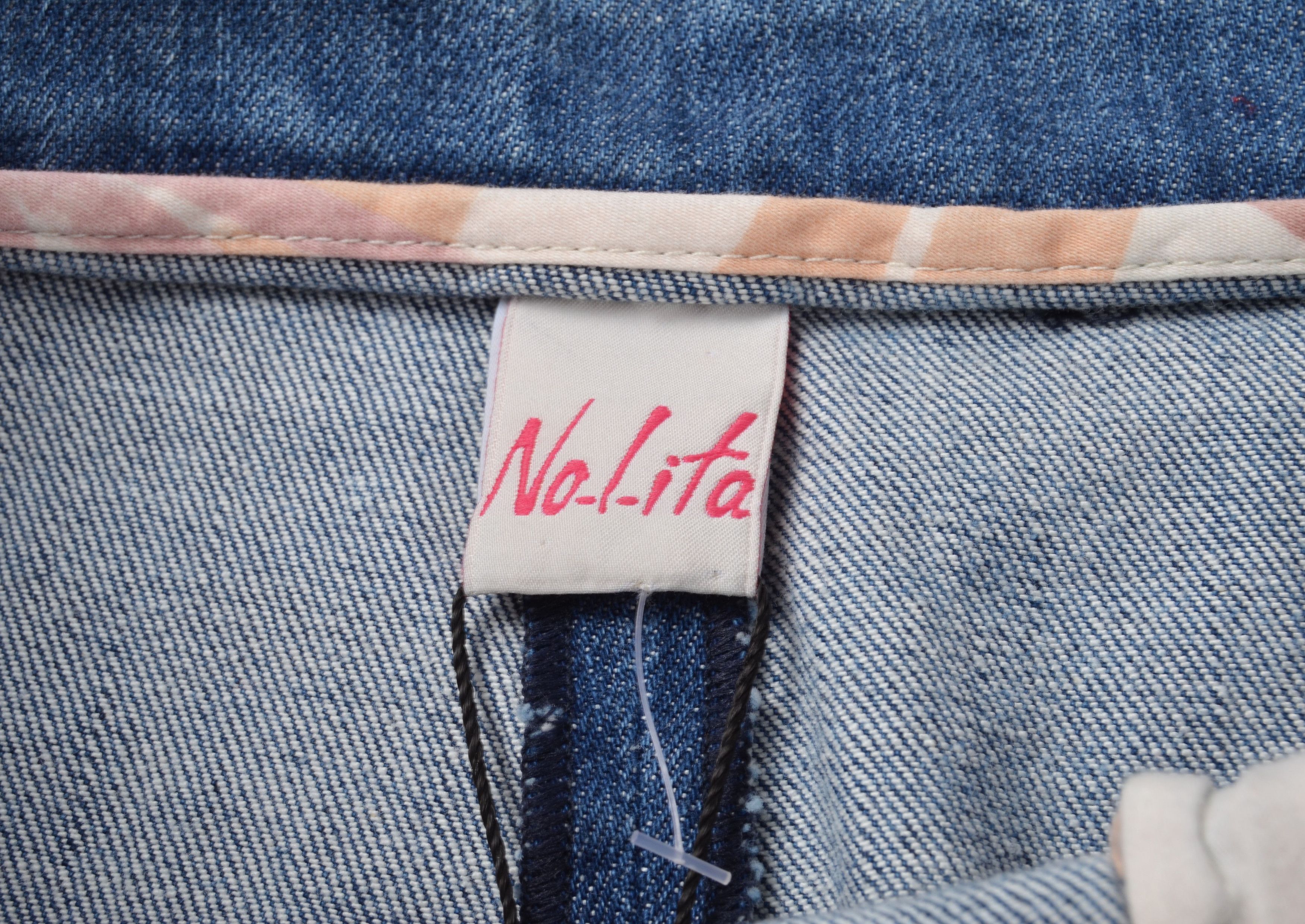 Other Vintage Nolita North Little Italy Y2K Denim Mini Skirt Size 26" / US 2 / IT 38 - 7 Thumbnail