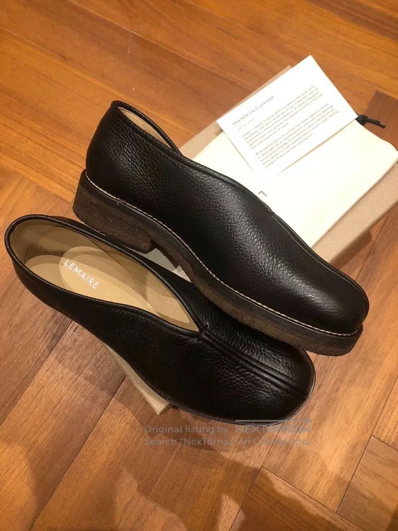 Lemaire Lemaire Classic Monk Shoes in Black. Size US 8 / EU 41 - 5 Thumbnail