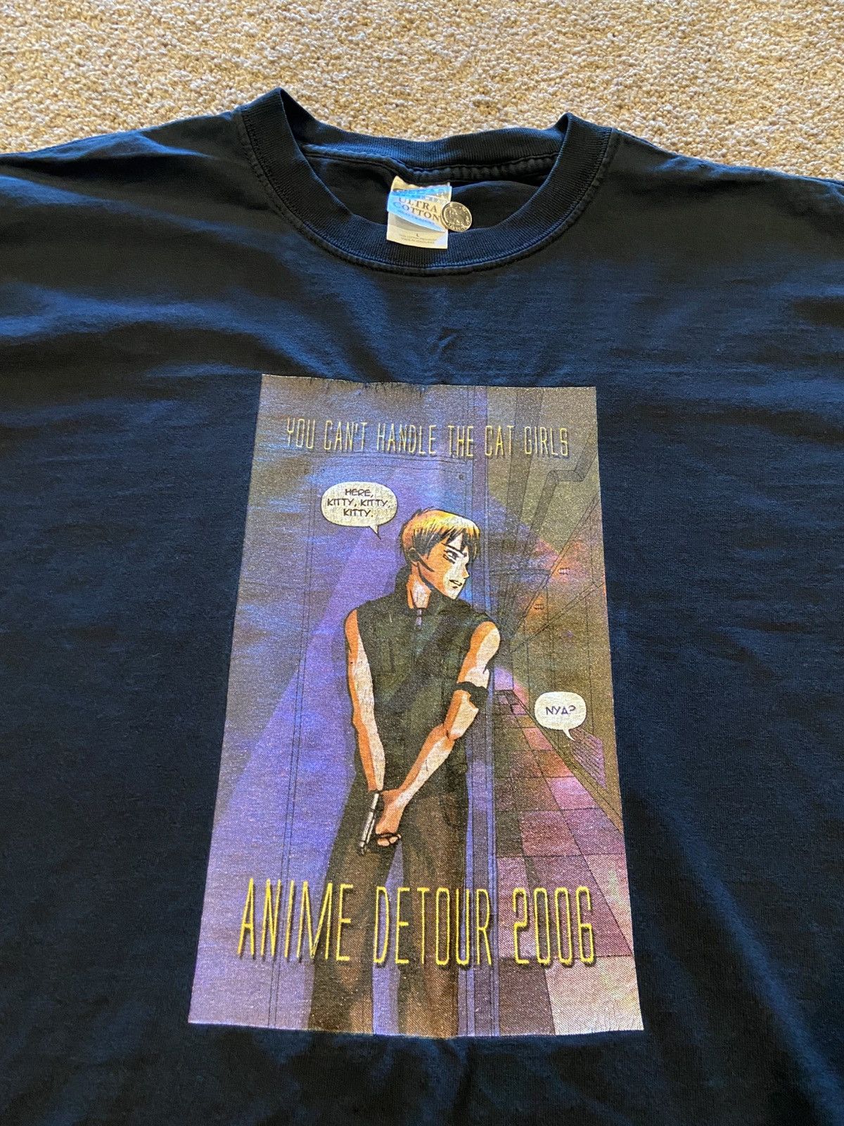 Anime 2006 Anime Con Cat Girls T Shirt Size US L / EU 52-54 / 3 - 1 Thumbnail