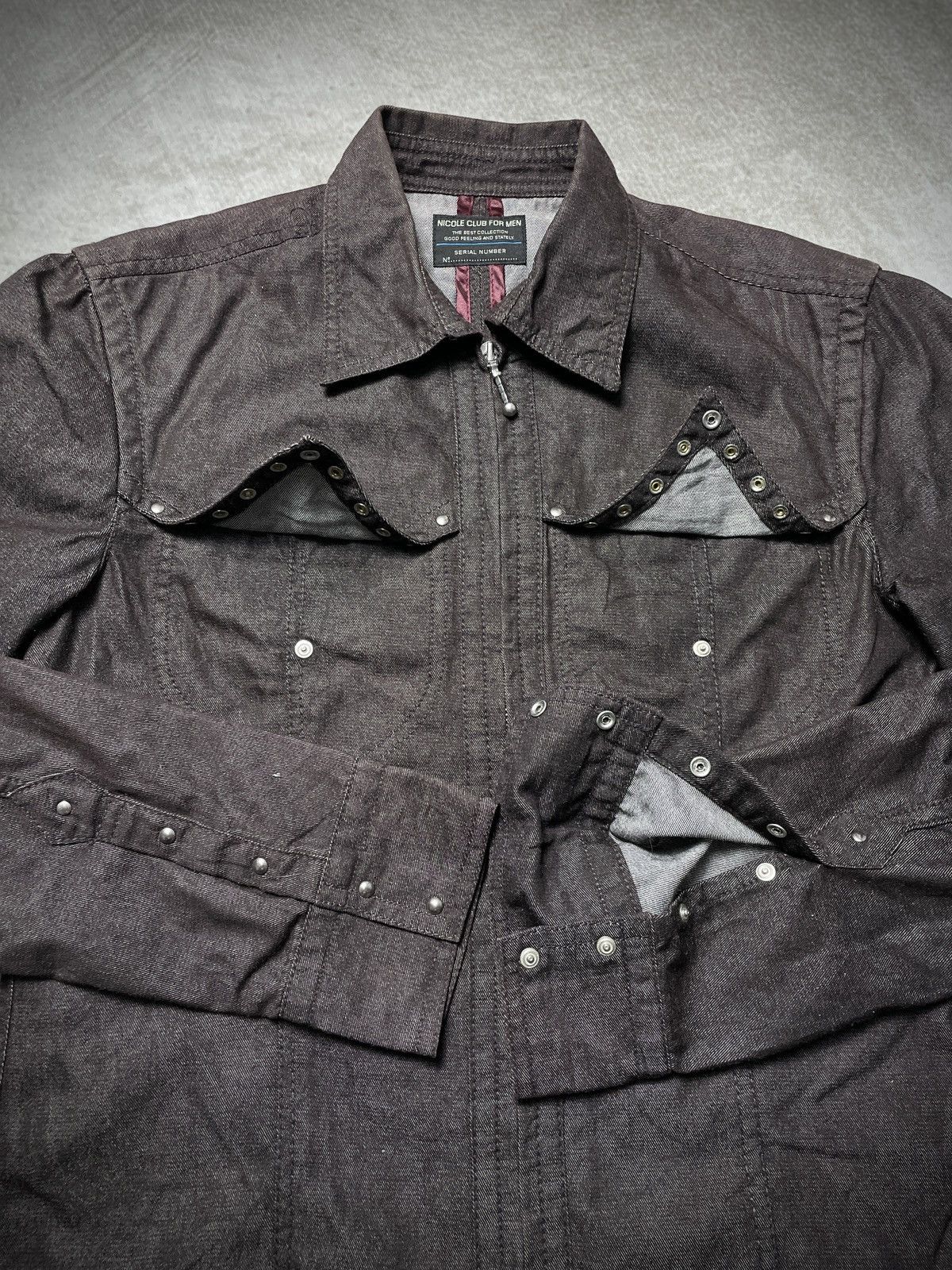 14th Addiction 2000’s NCFM - Vkei Style Studded Western Zip Jacket Size US M / EU 48-50 / 2 - 7 Thumbnail