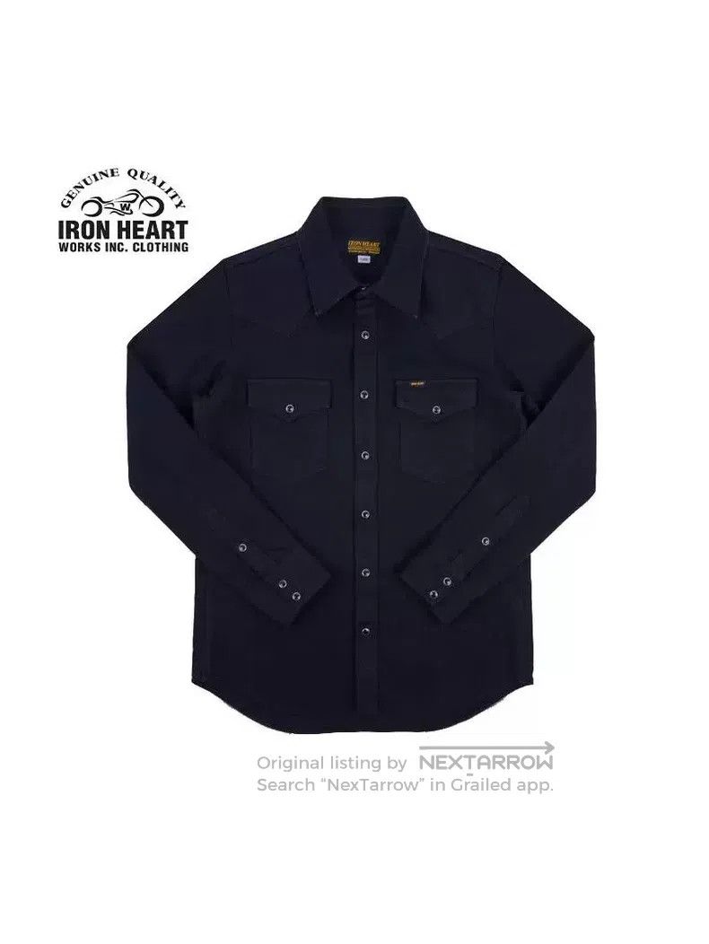 Iron Heart Iron Heart Vintage casual denim western shirt Size US L / EU 52-54 / 3 - 2 Thumbnail