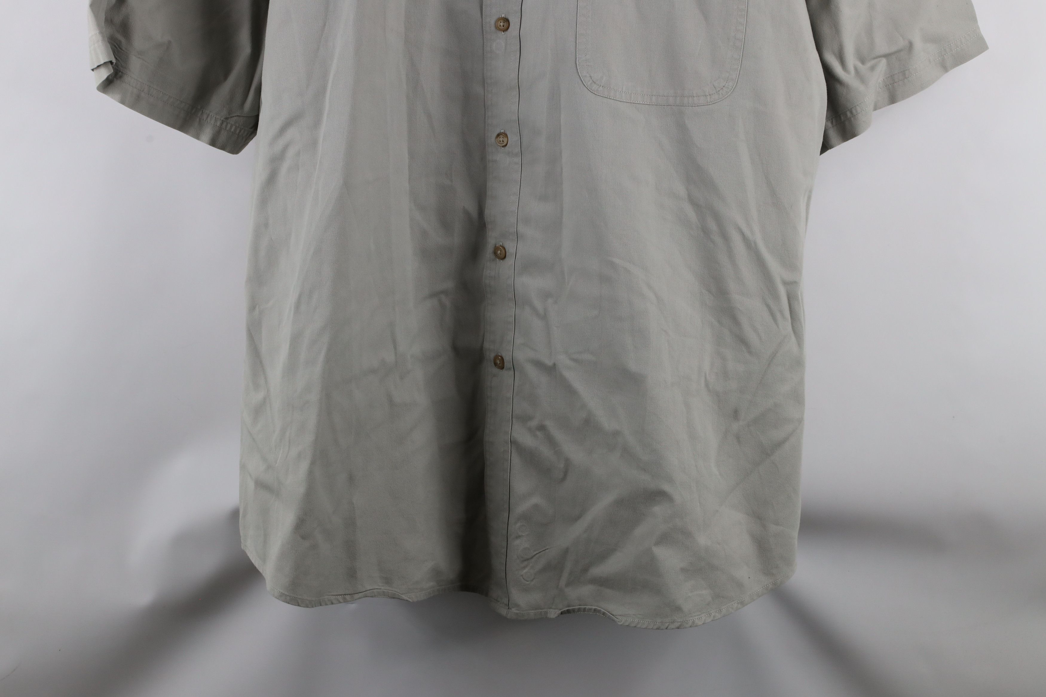 Eddie Bauer × Vintage Vintage Eddie Bauer Short Sleeve Collared Button Down Shirt Size US XXL / EU 58 / 5 - 3 Thumbnail