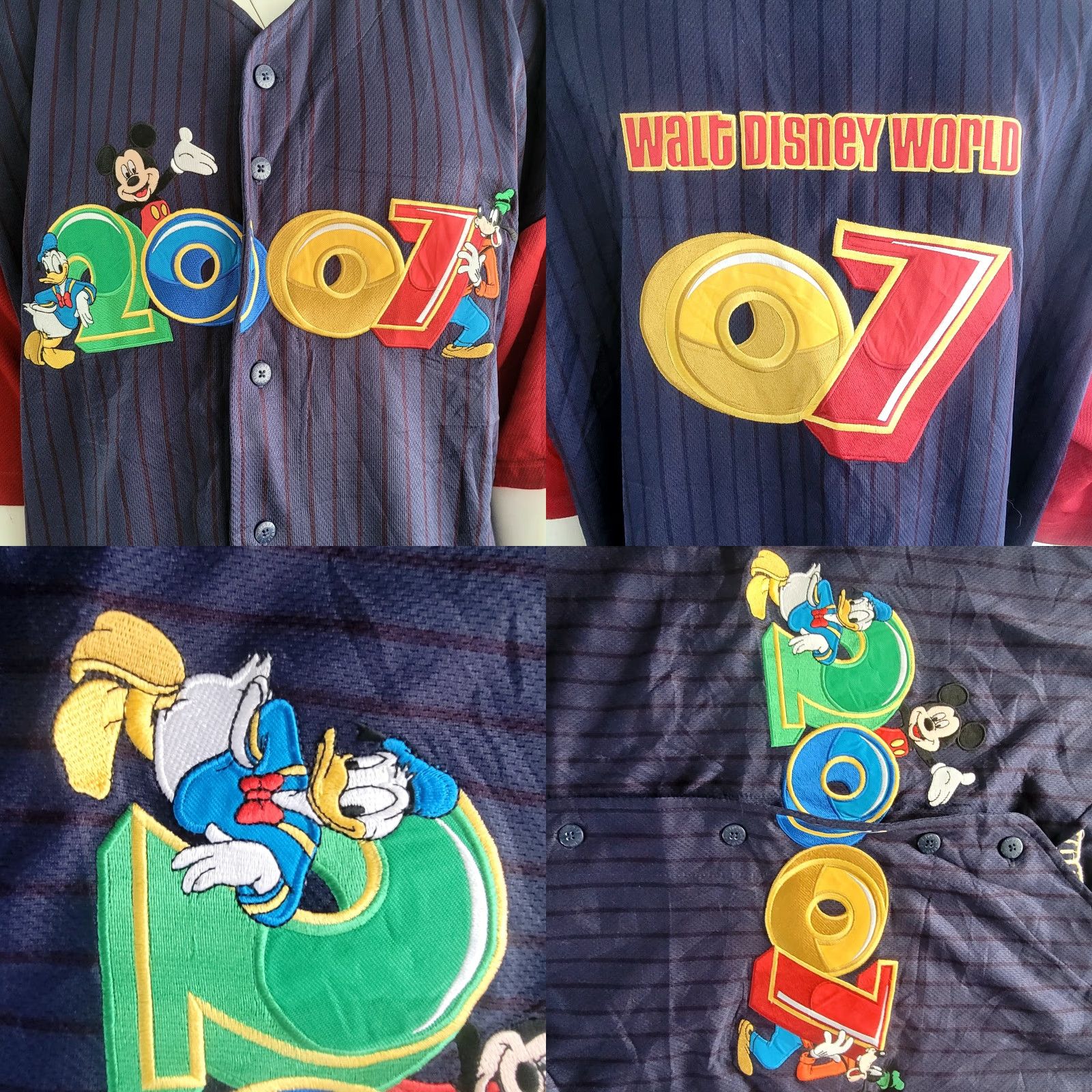 Disney Disney 2007 Men's XXL Baseball Jersey | Disney Parks Size US XXL / EU 58 / 5 - 8 Thumbnail