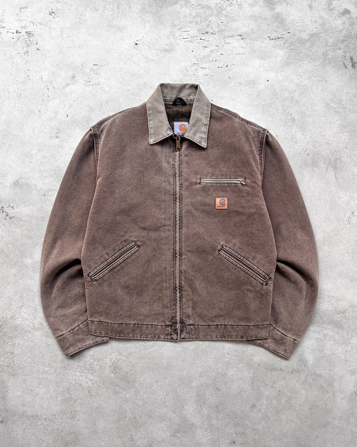Carhartt Vintage Carhartt Detroit Jacket J97 CHT – Faded Chestnut Size US M / EU 48-50 / 2 - 1 Thumbnail