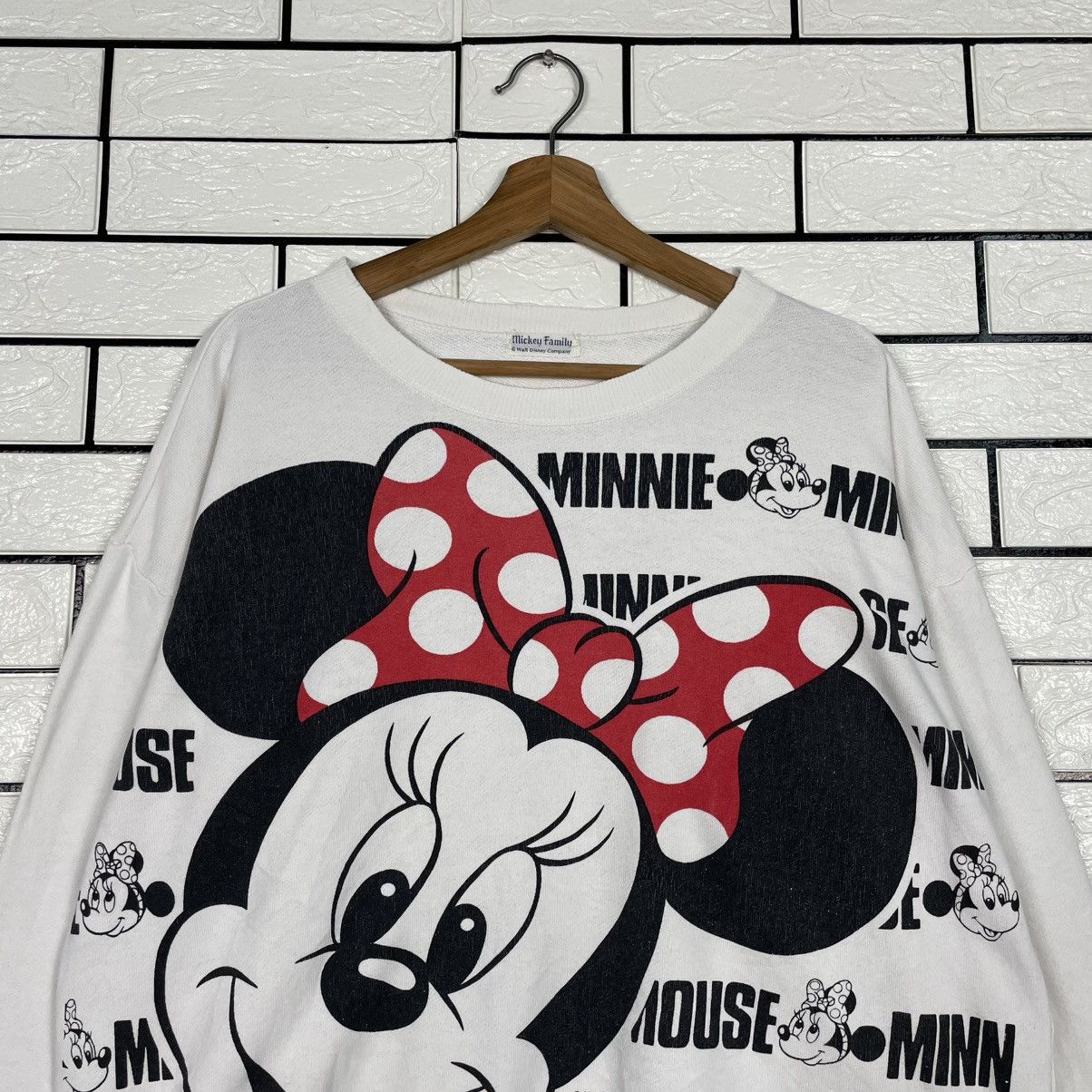 Disney Vintage Walt Disney Minnie Mouse Sweatshirt Size M / US 6-8 / IT 42-44 - 2 Thumbnail